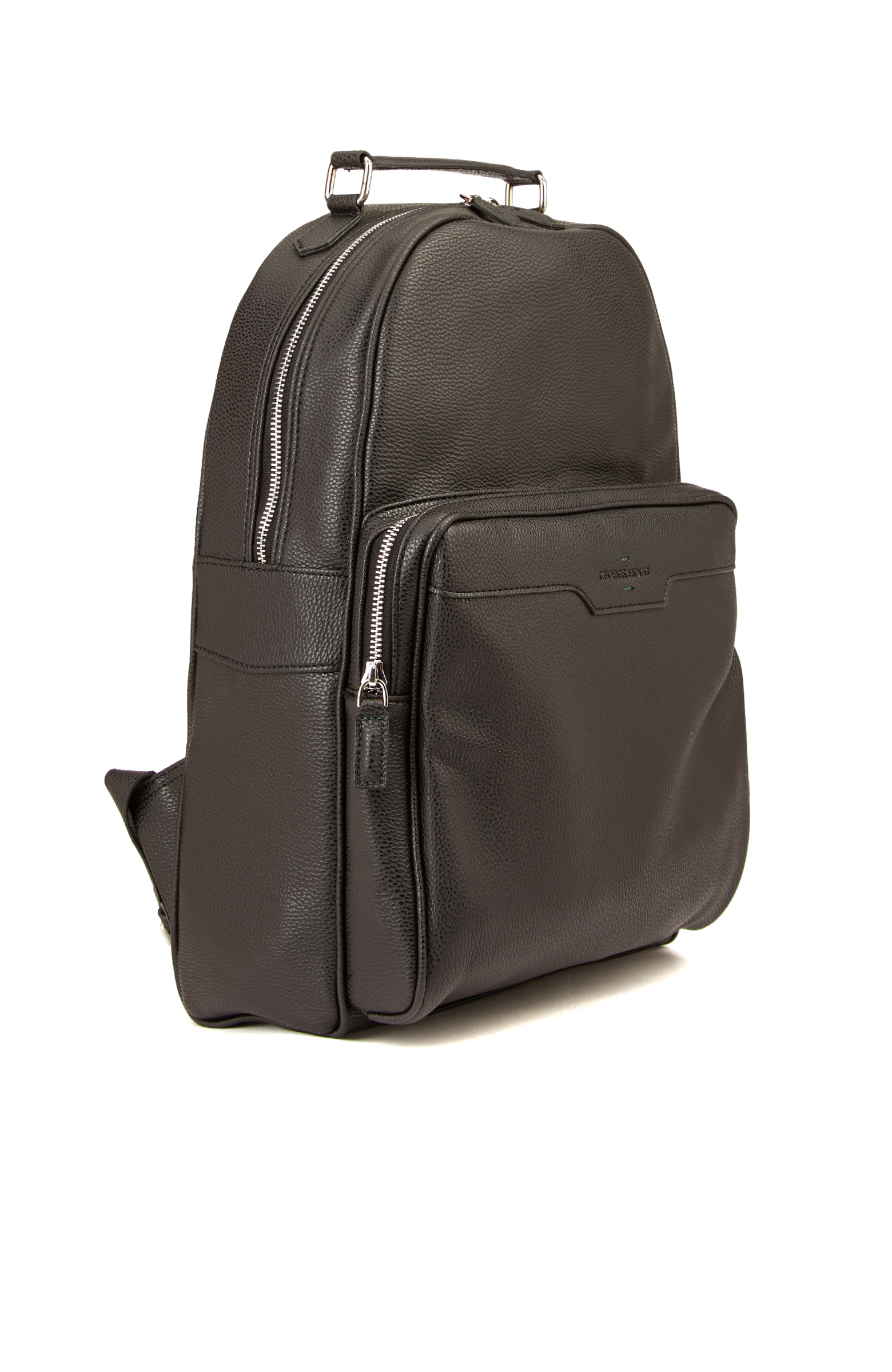 Siyah Deri Erkek Sırt Çantası