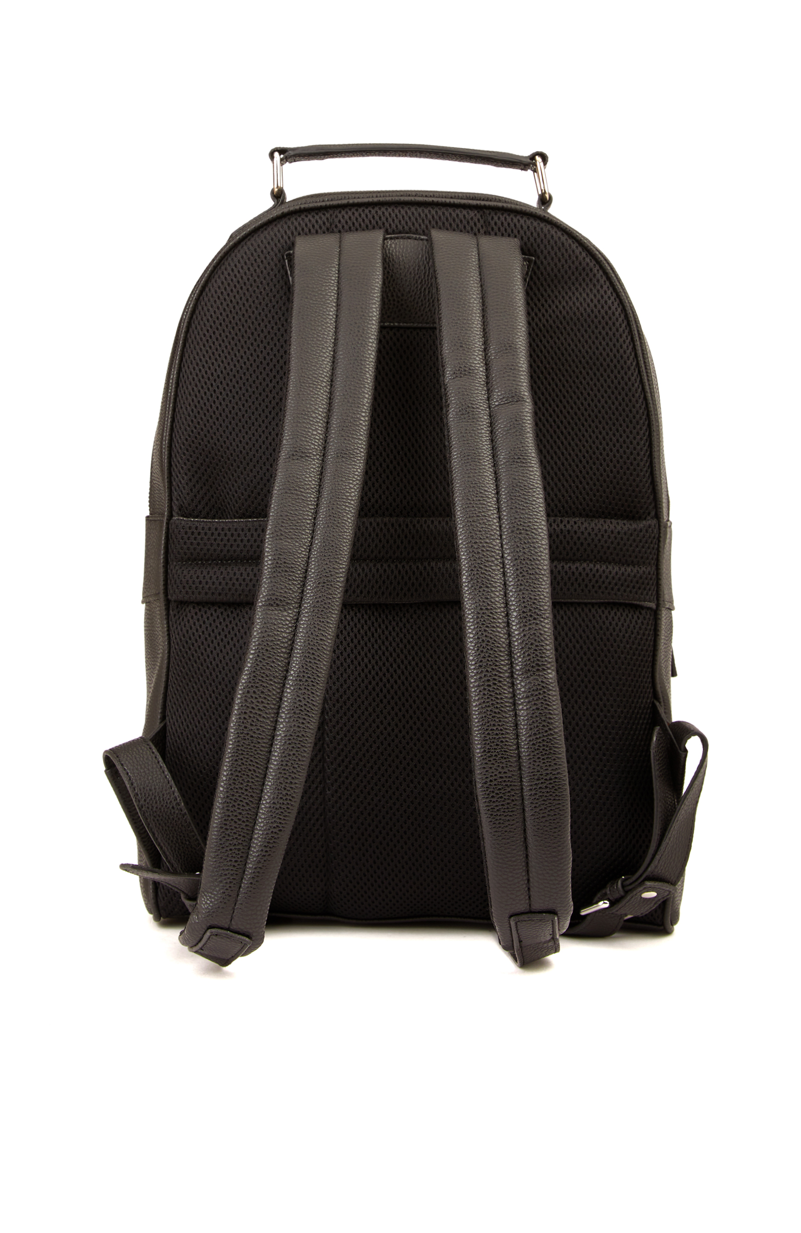 Siyah Deri Erkek Sırt Çantası