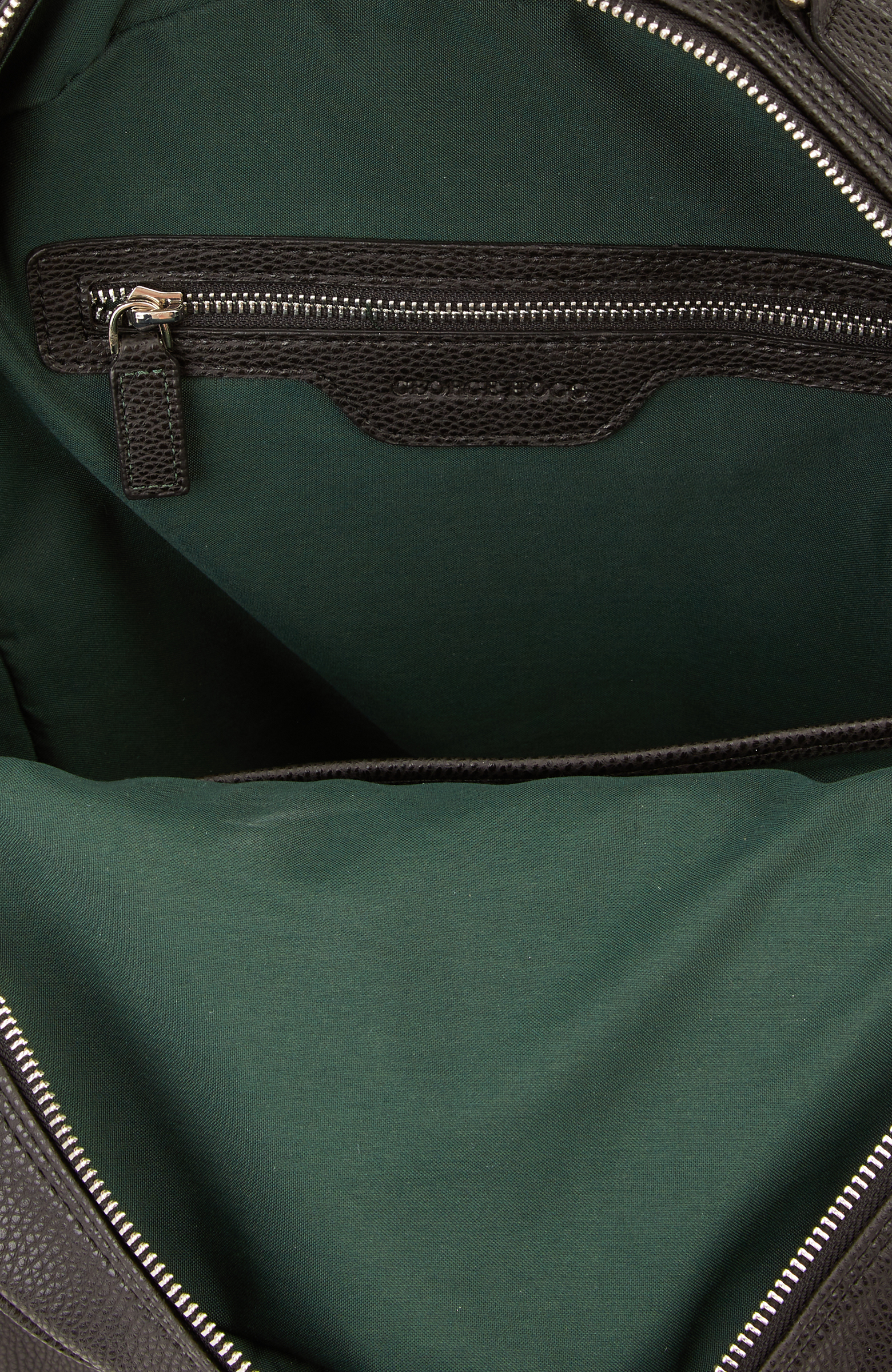 Siyah Deri Erkek Sırt Çantası