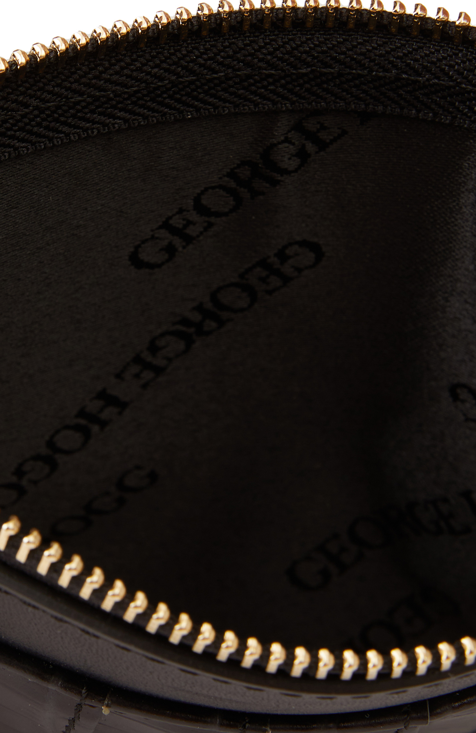 Siyah Kroko Desenli Kadın Portföy