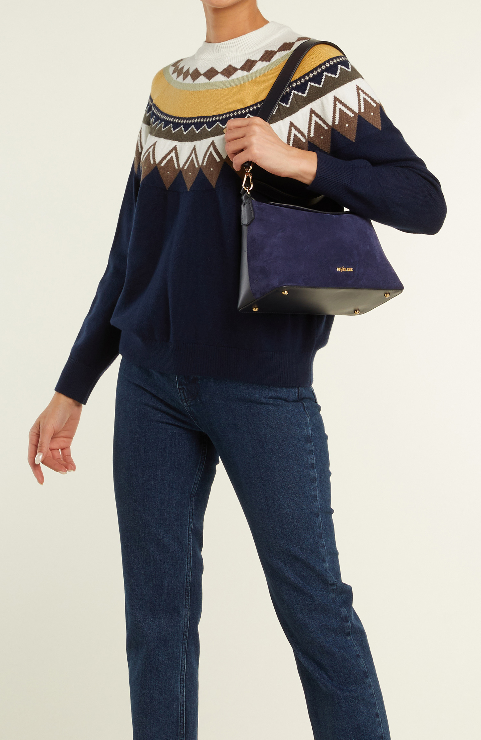 Lacivert Kadın Deri Çanta