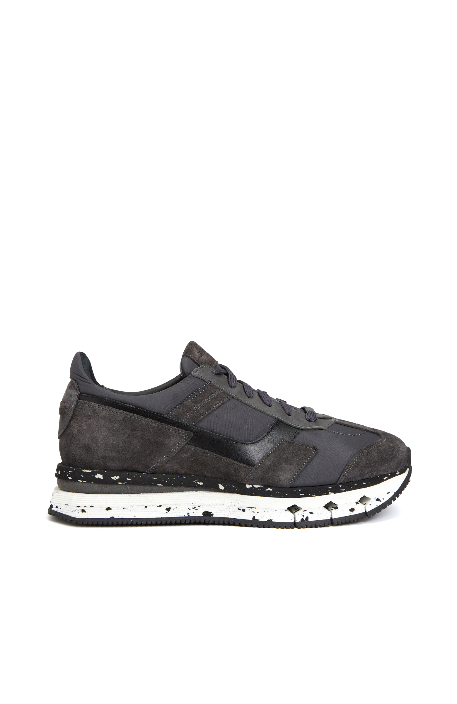 Antrasit Erkek Deri Sneaker