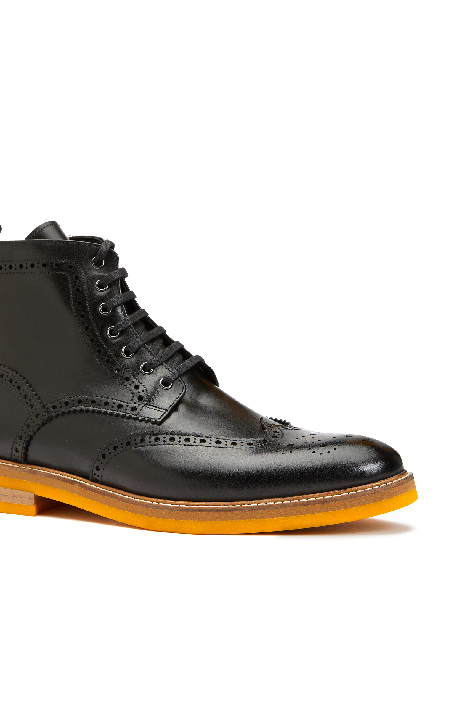 Siyah Erkek Deri Bot