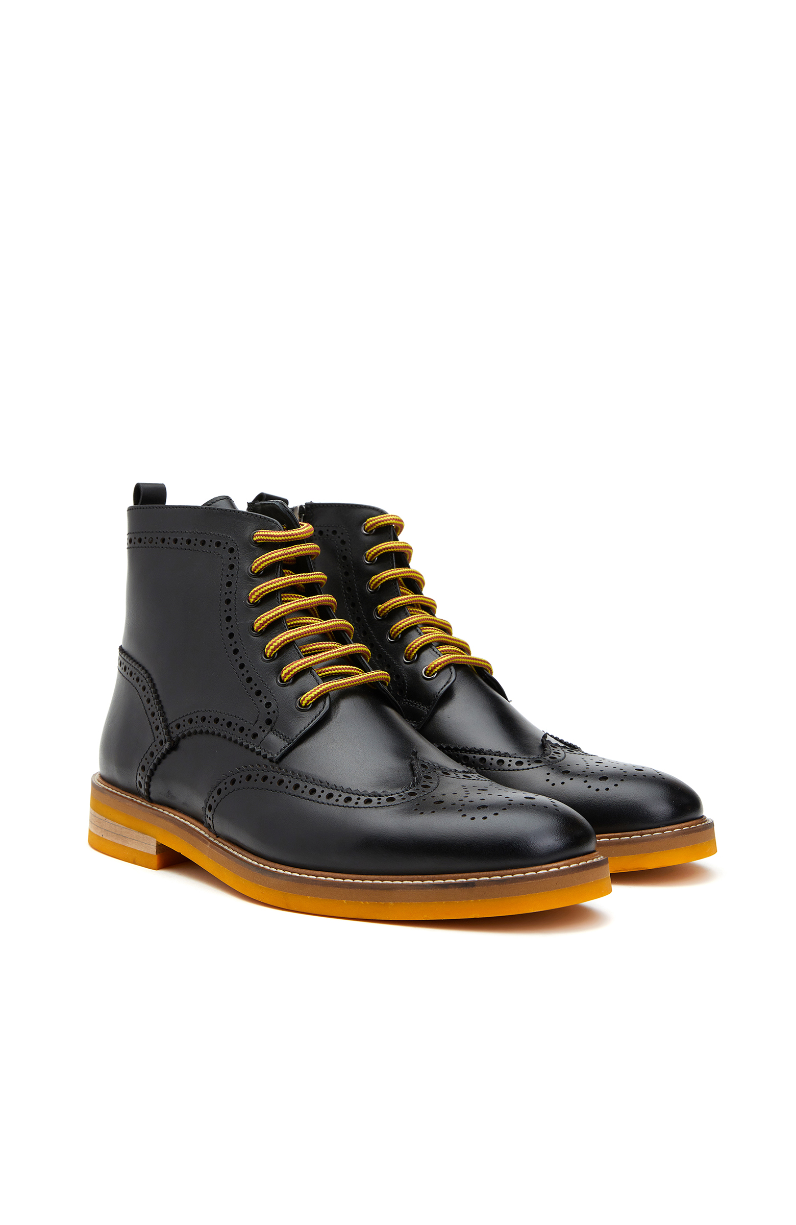 Siyah Erkek Deri Bot