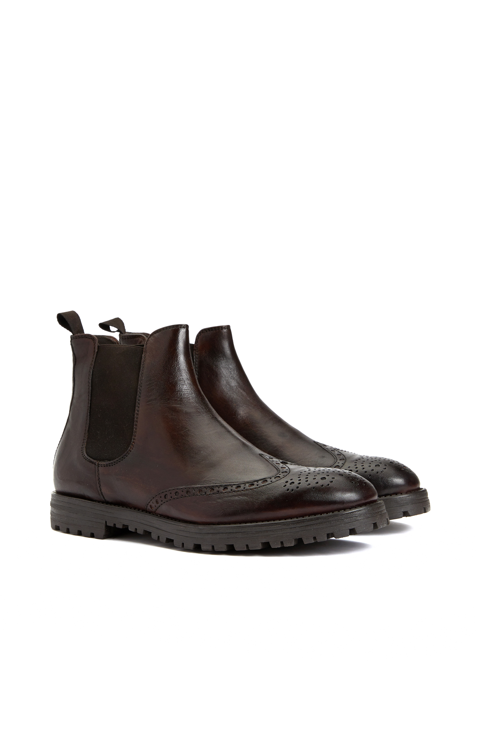 Kahverengi Erkek Deri Bot