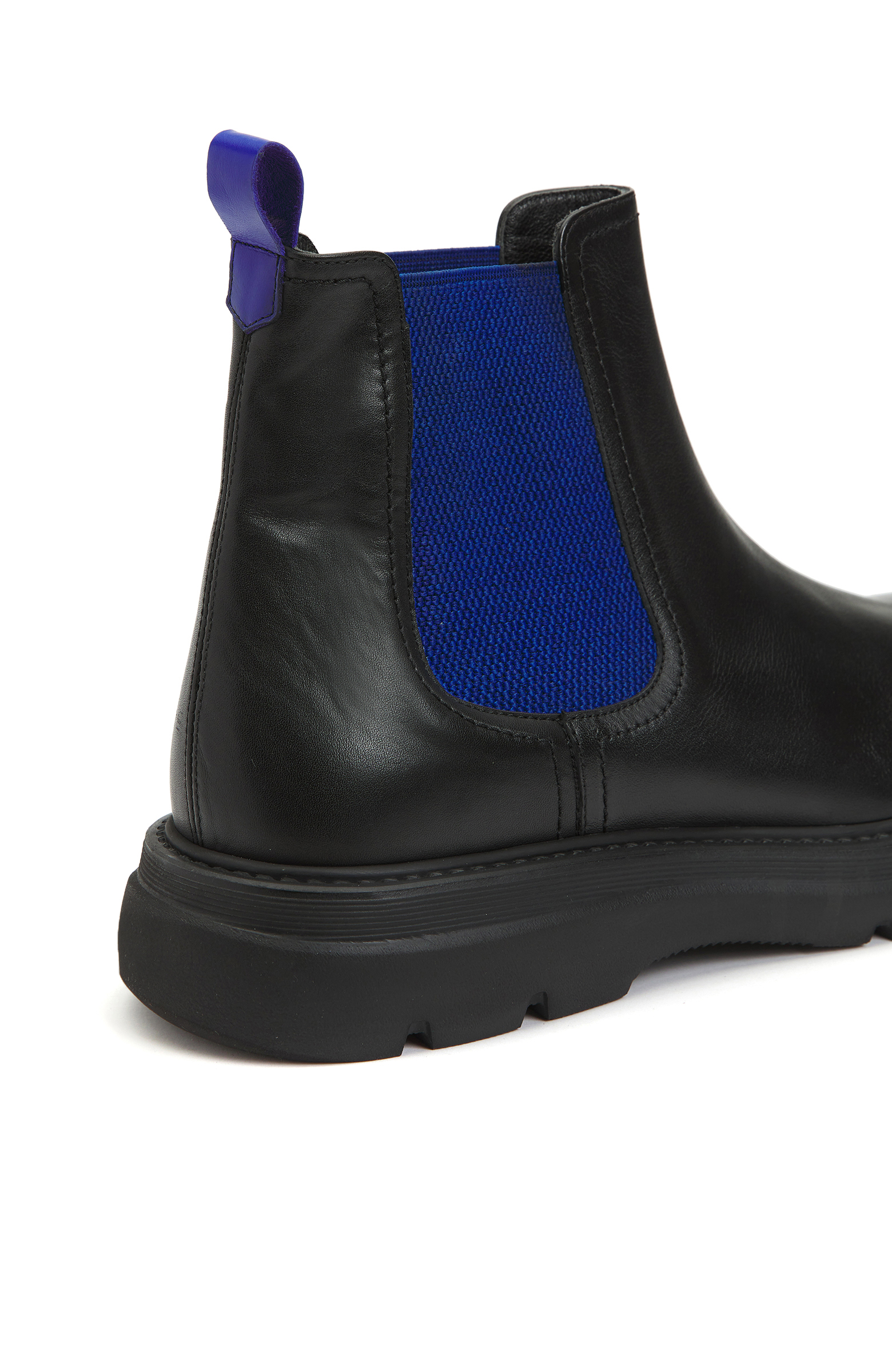 Siyah Erkek Deri Bot