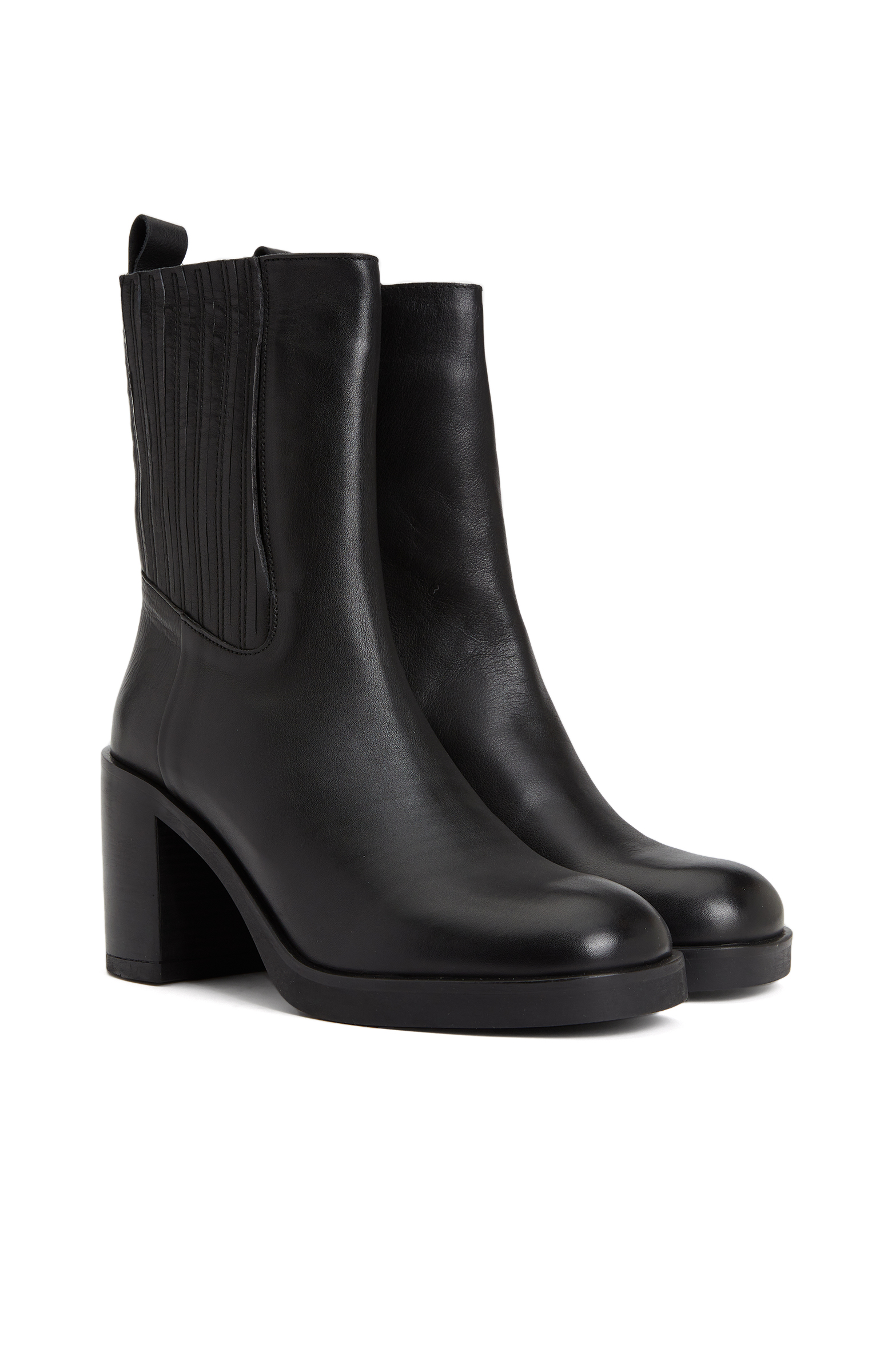 Siyah Kadın Deri Bot