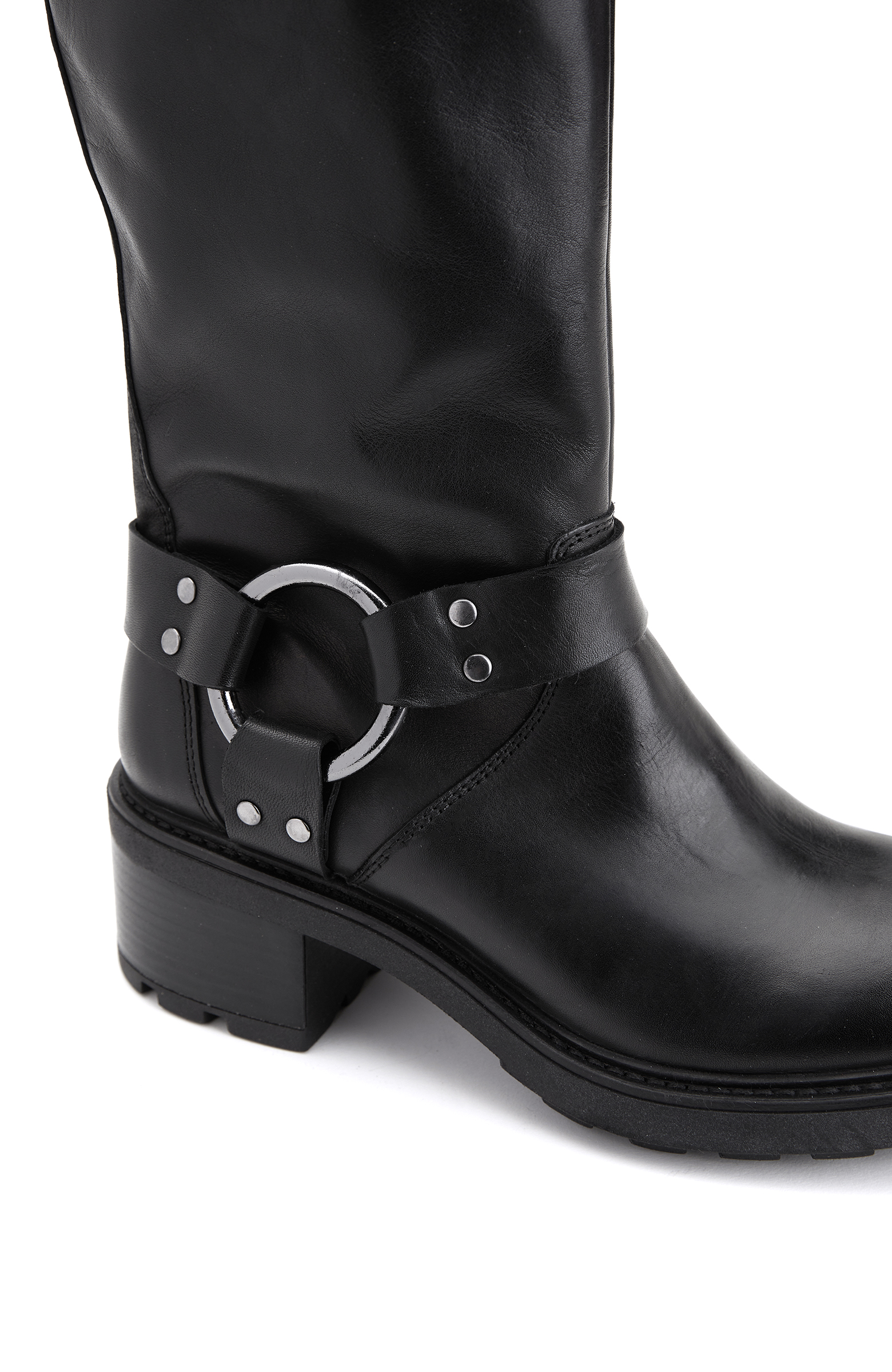 Siyah Kadın Deri Bot