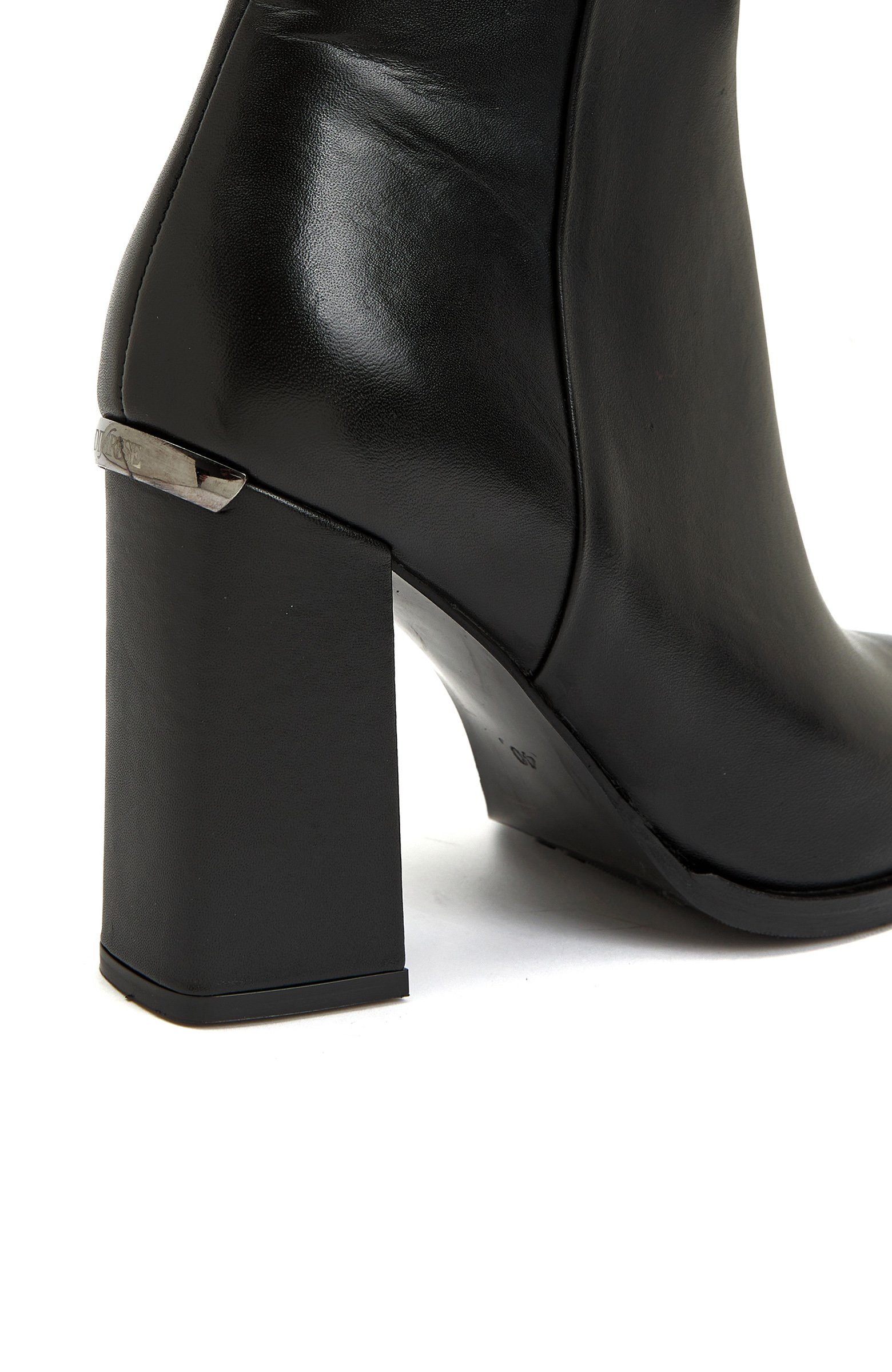 Siyah Kadın Deri Bot