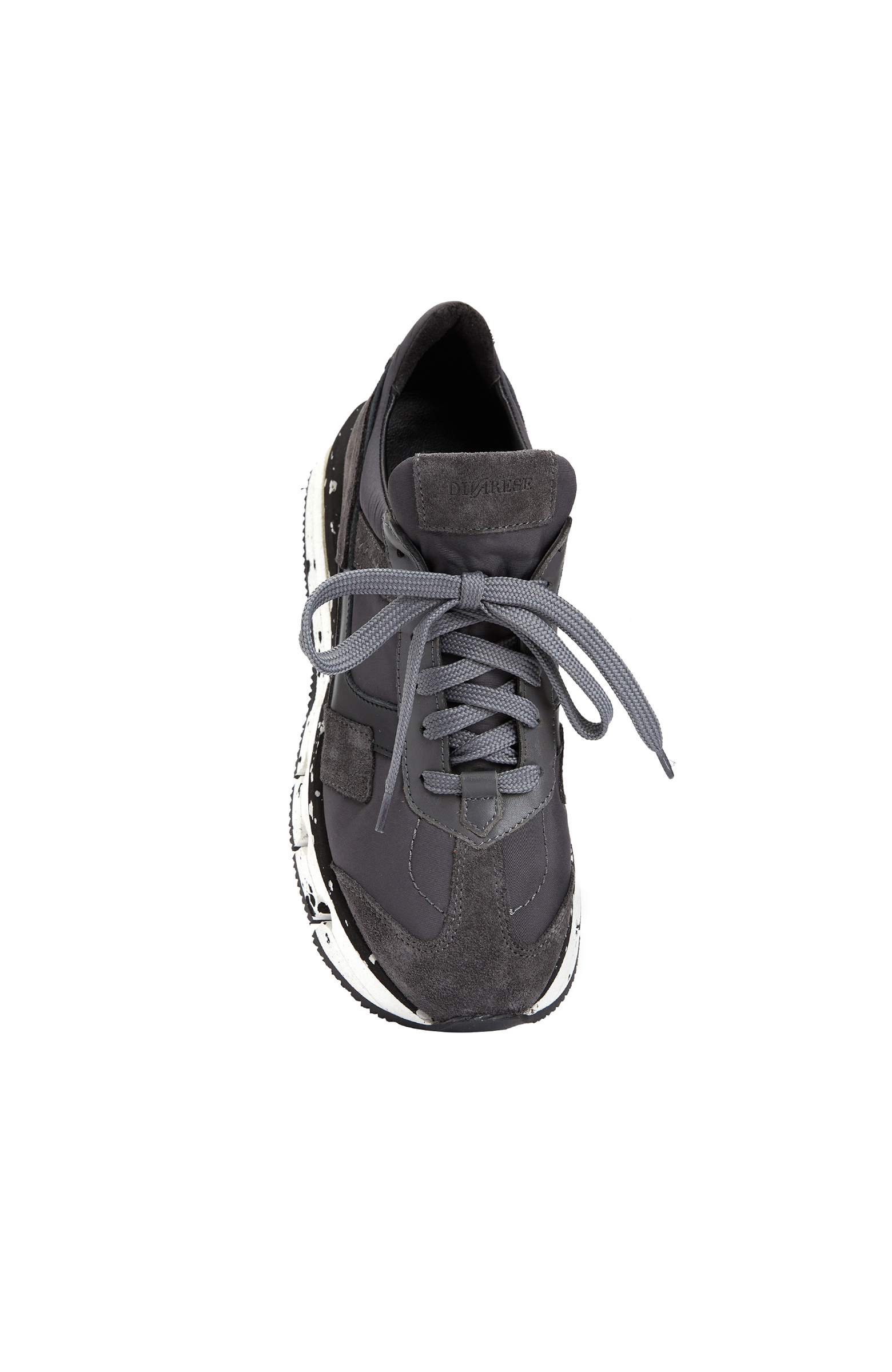 Antrasit Kadın Deri Sneaker