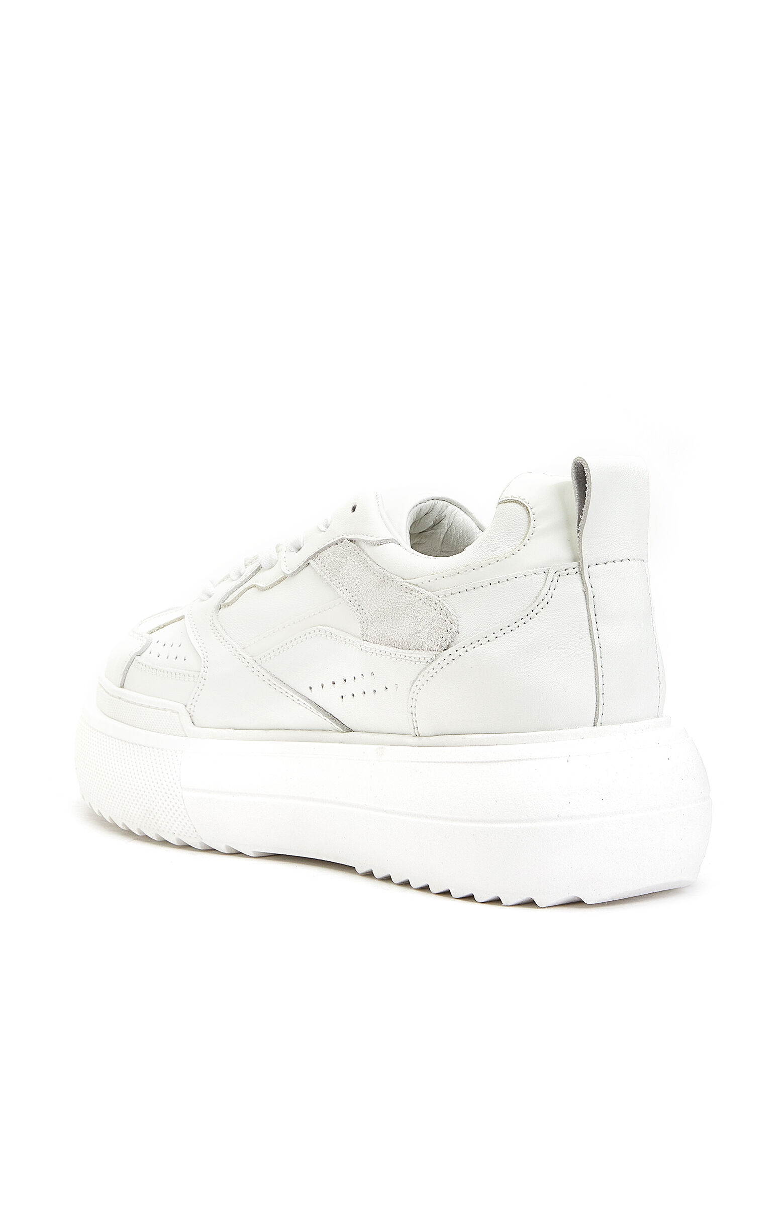 Beyaz Kadın Deri Sneaker