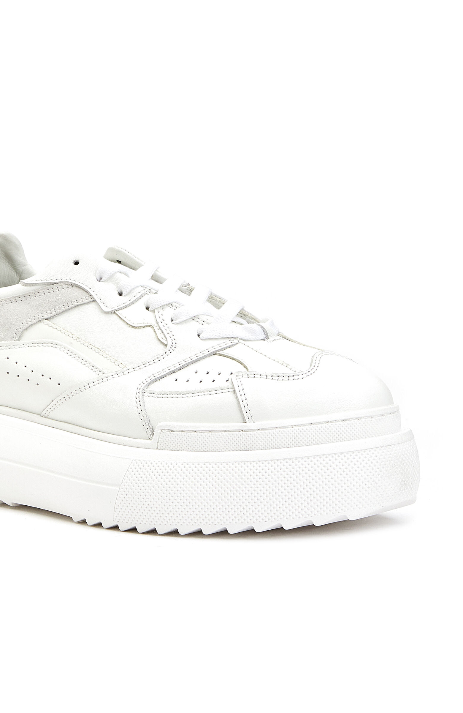 Beyaz Kadın Deri Sneaker