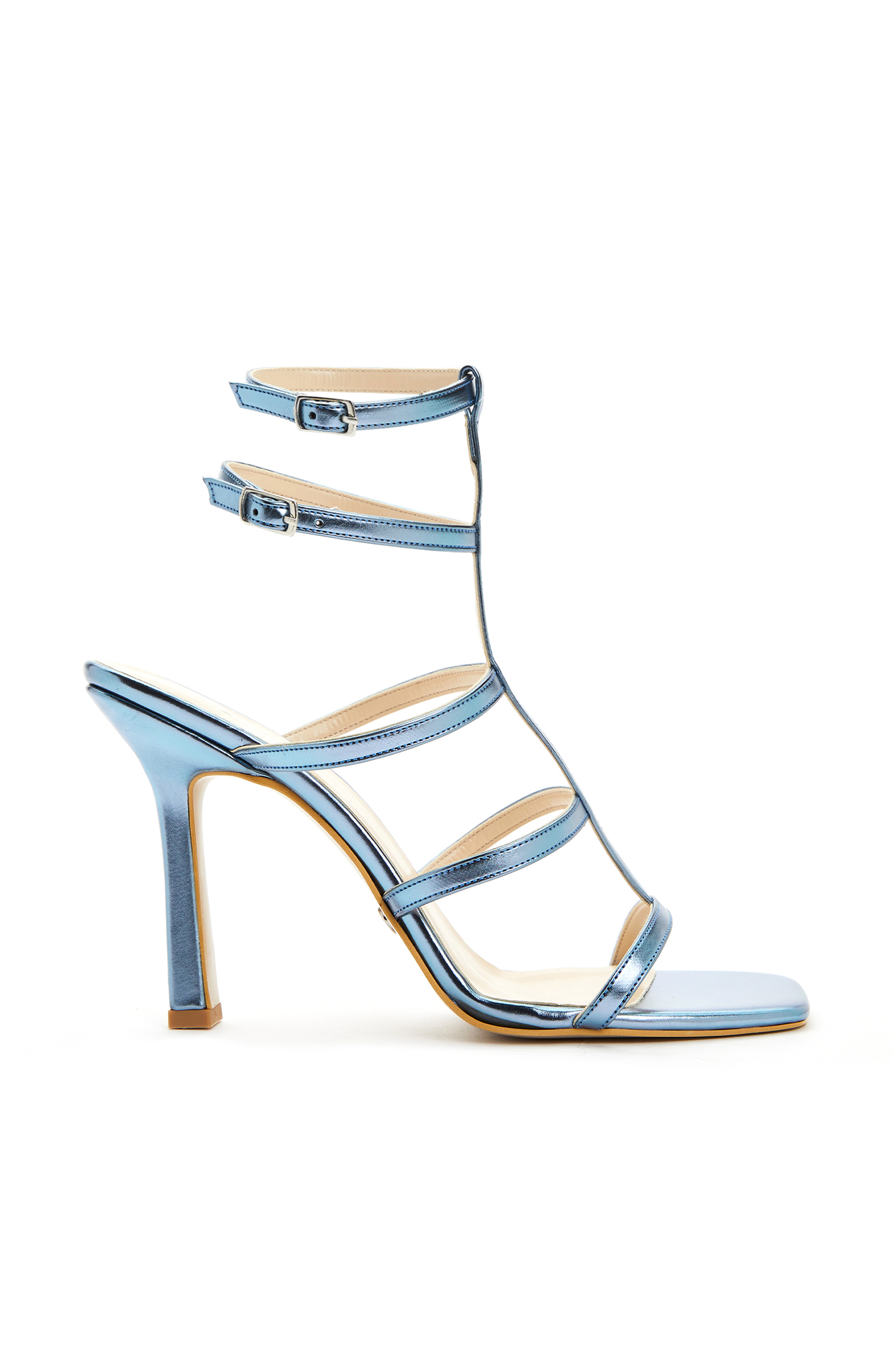 Mavi Bantlı Kadın Sandalet