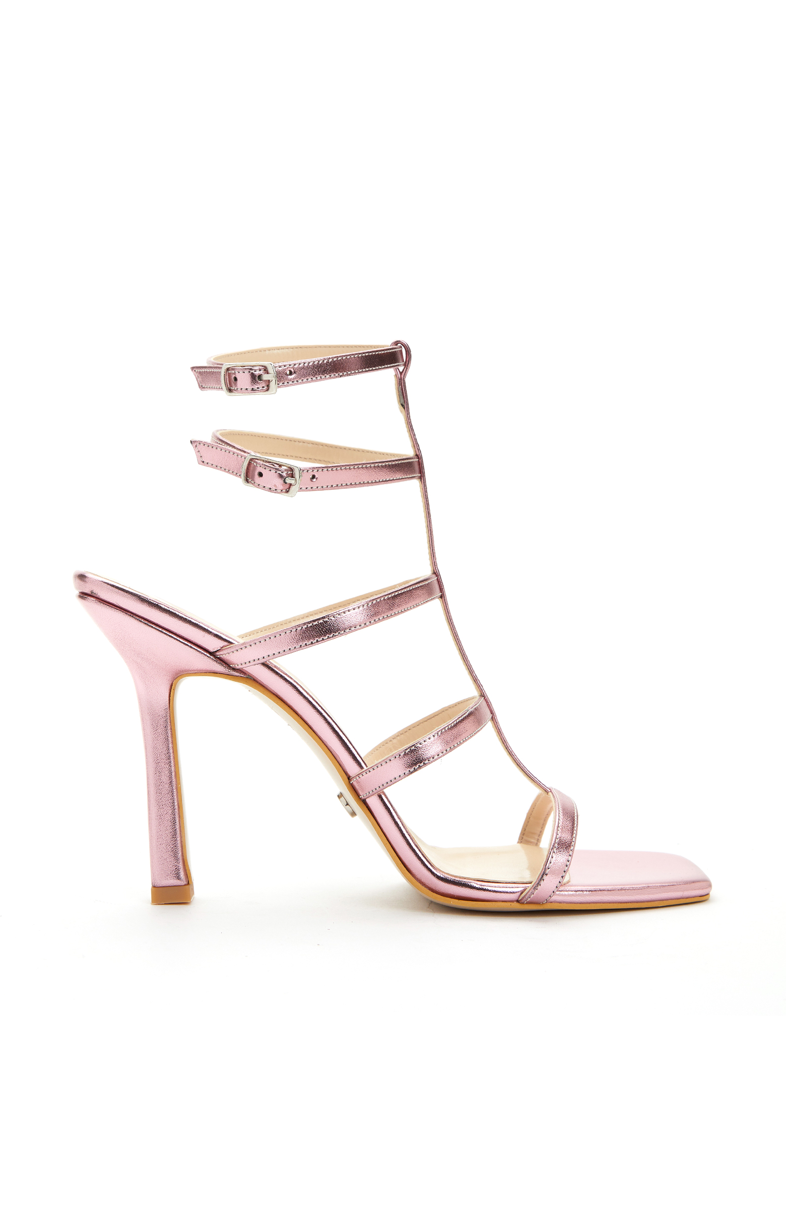 Pembe Bantlı Kadın Sandalet