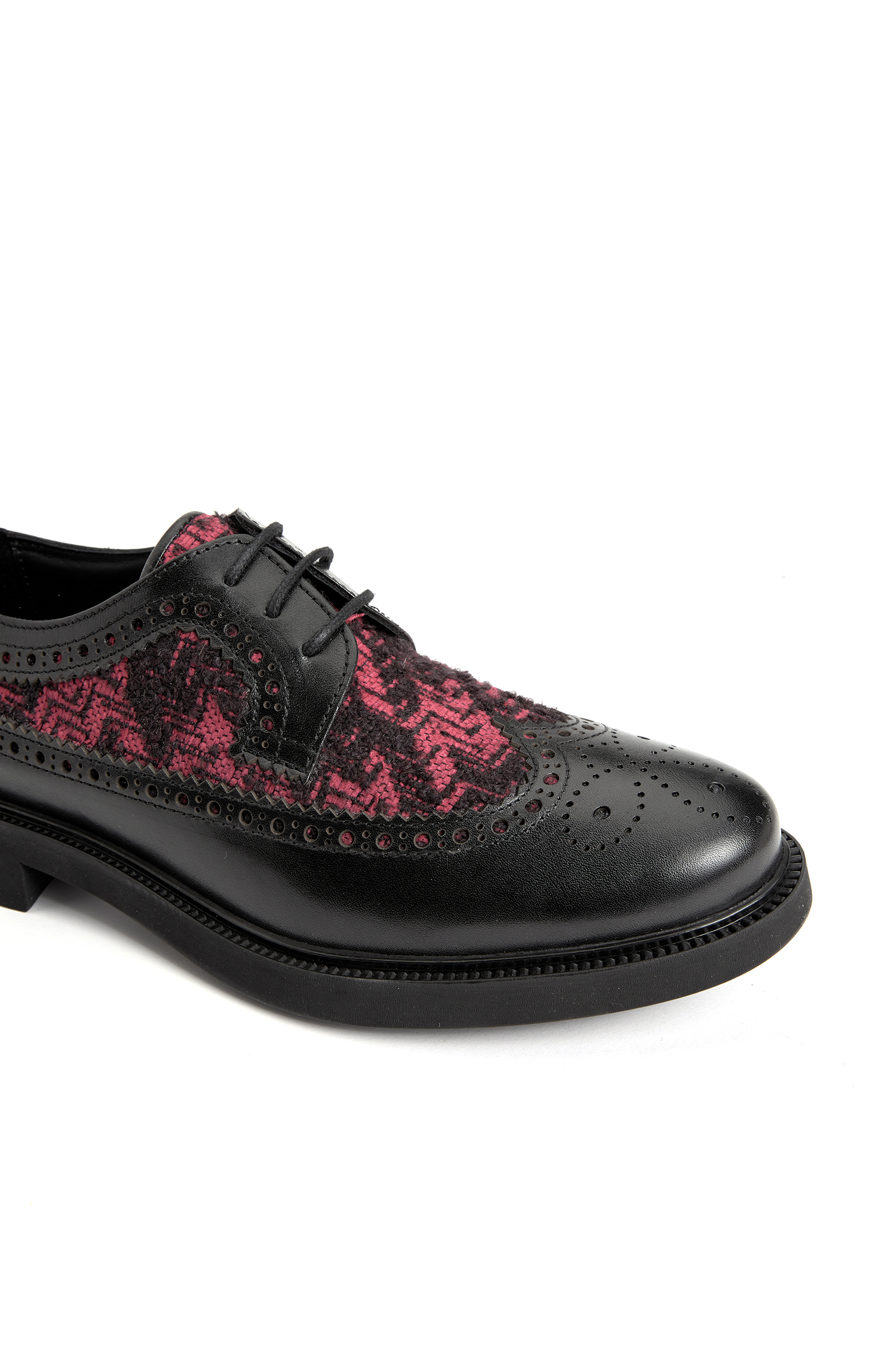 Fuşya Kadın Deri Ayakkabı