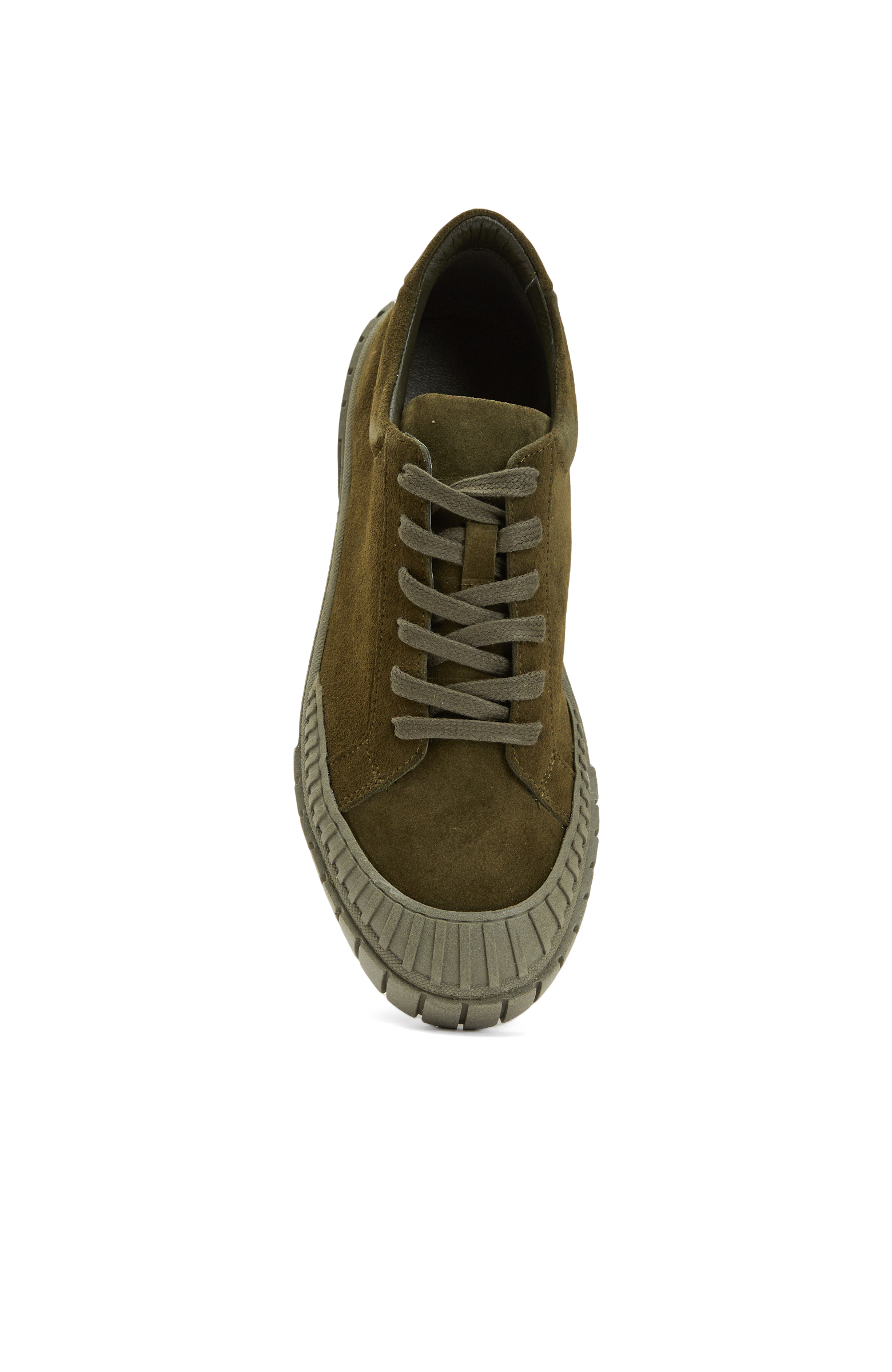 Haki Kadın Deri Sneaker