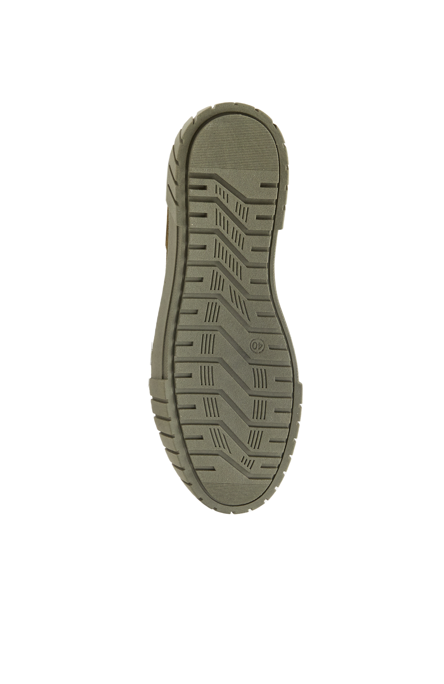 Haki Kadın Deri Sneaker