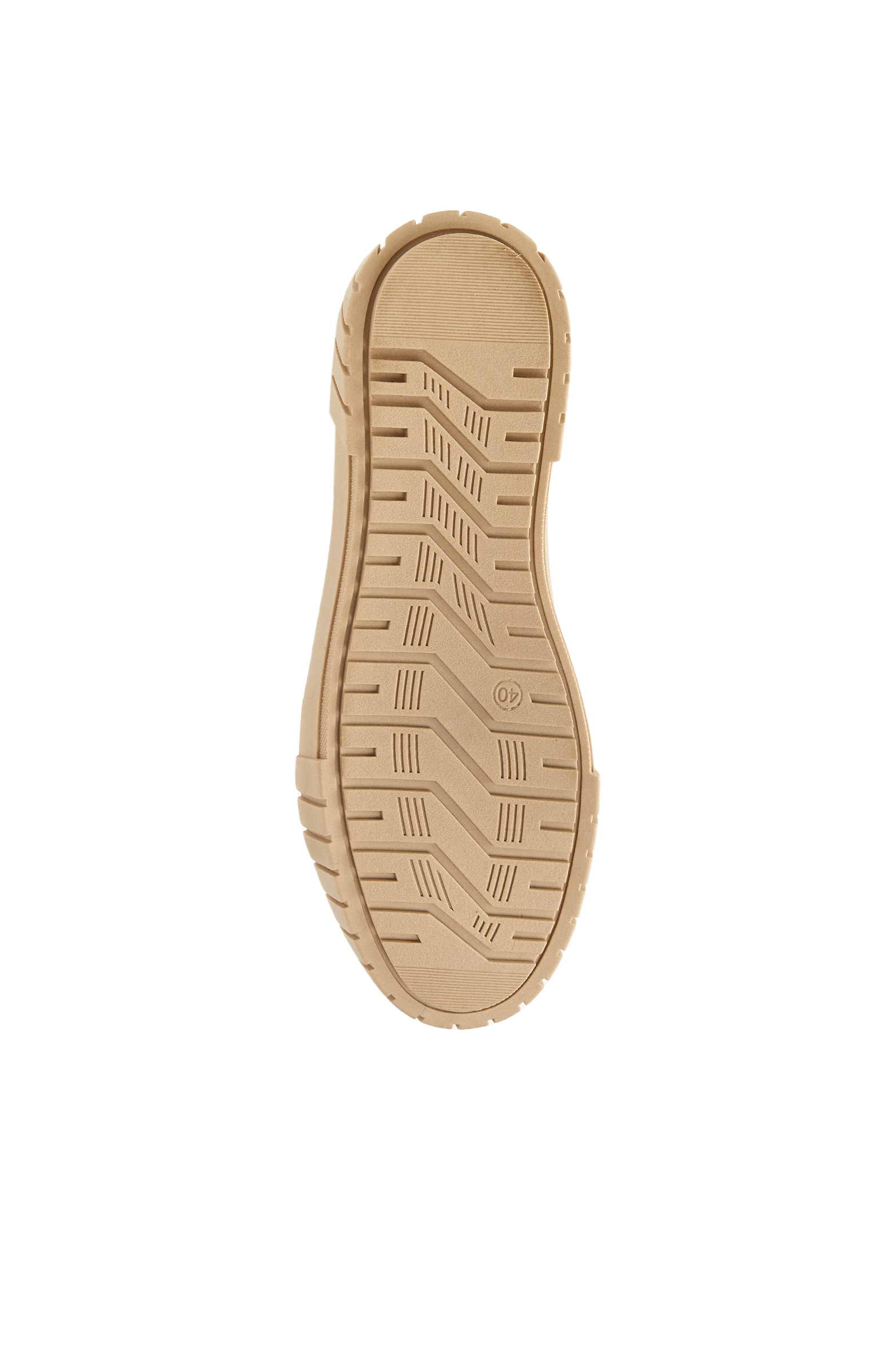 Bej Kadın Deri Sneaker