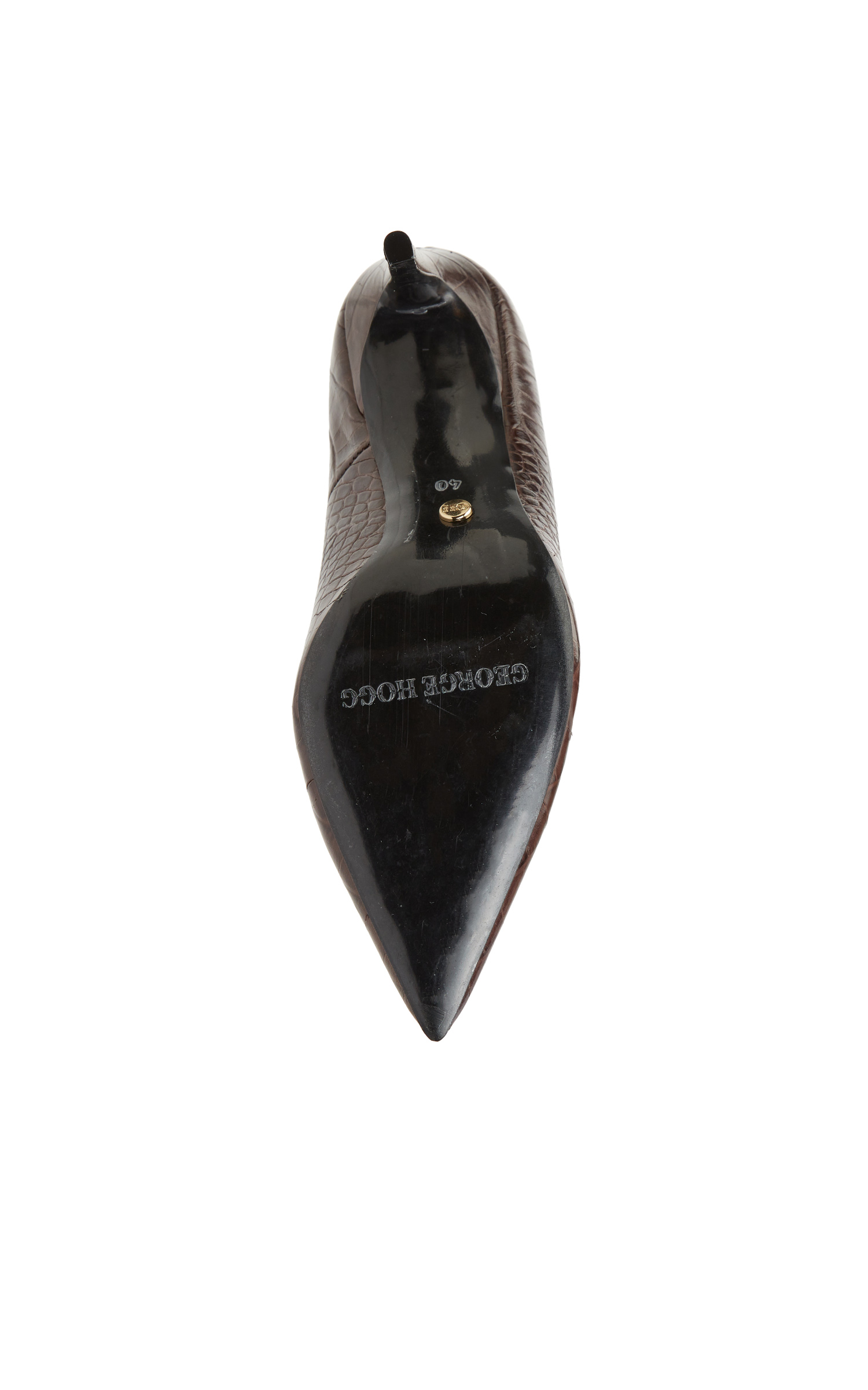 Siyah Kadın Deri Stiletto