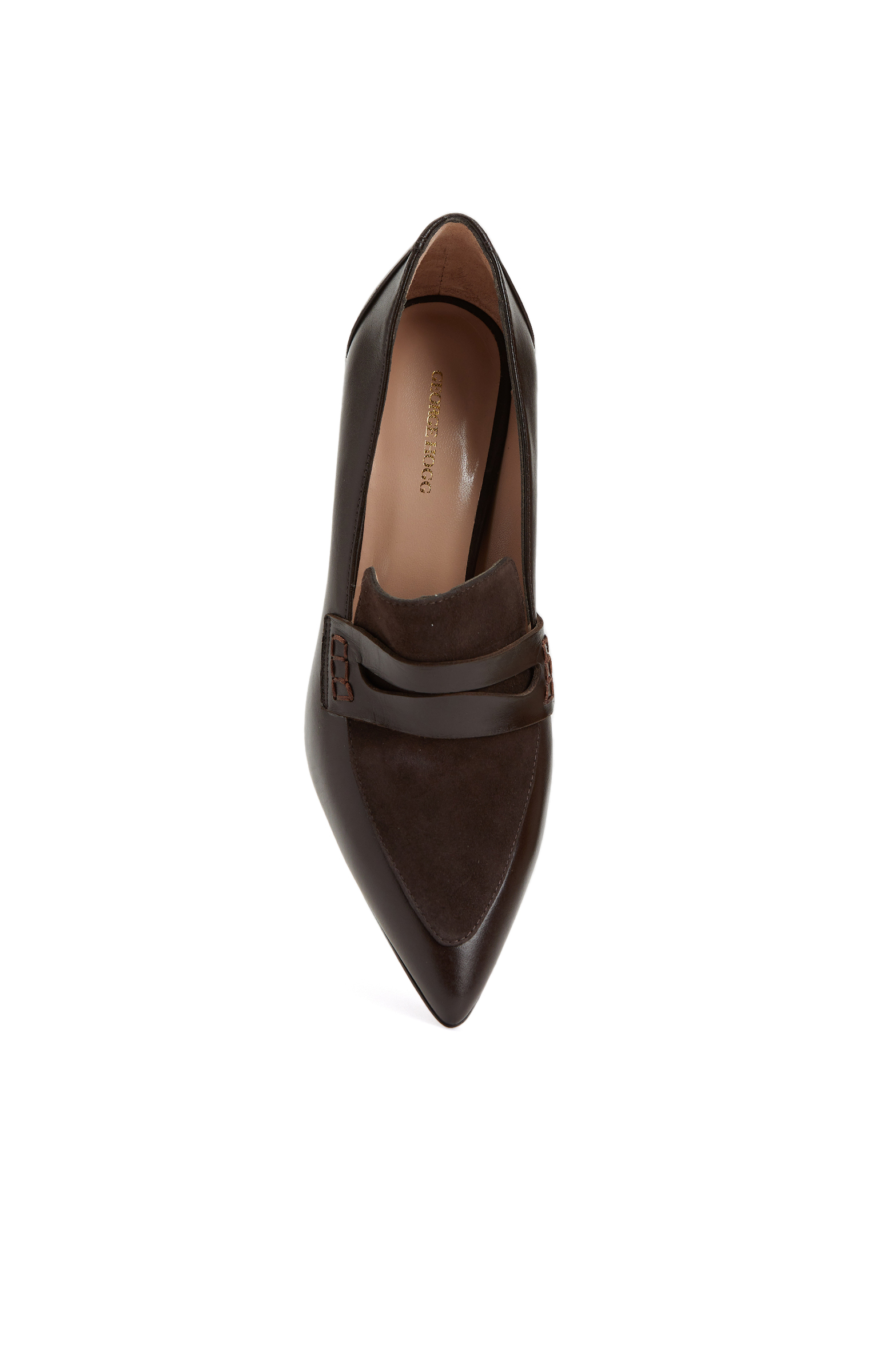 Kahverengi Kadın Deri Stiletto