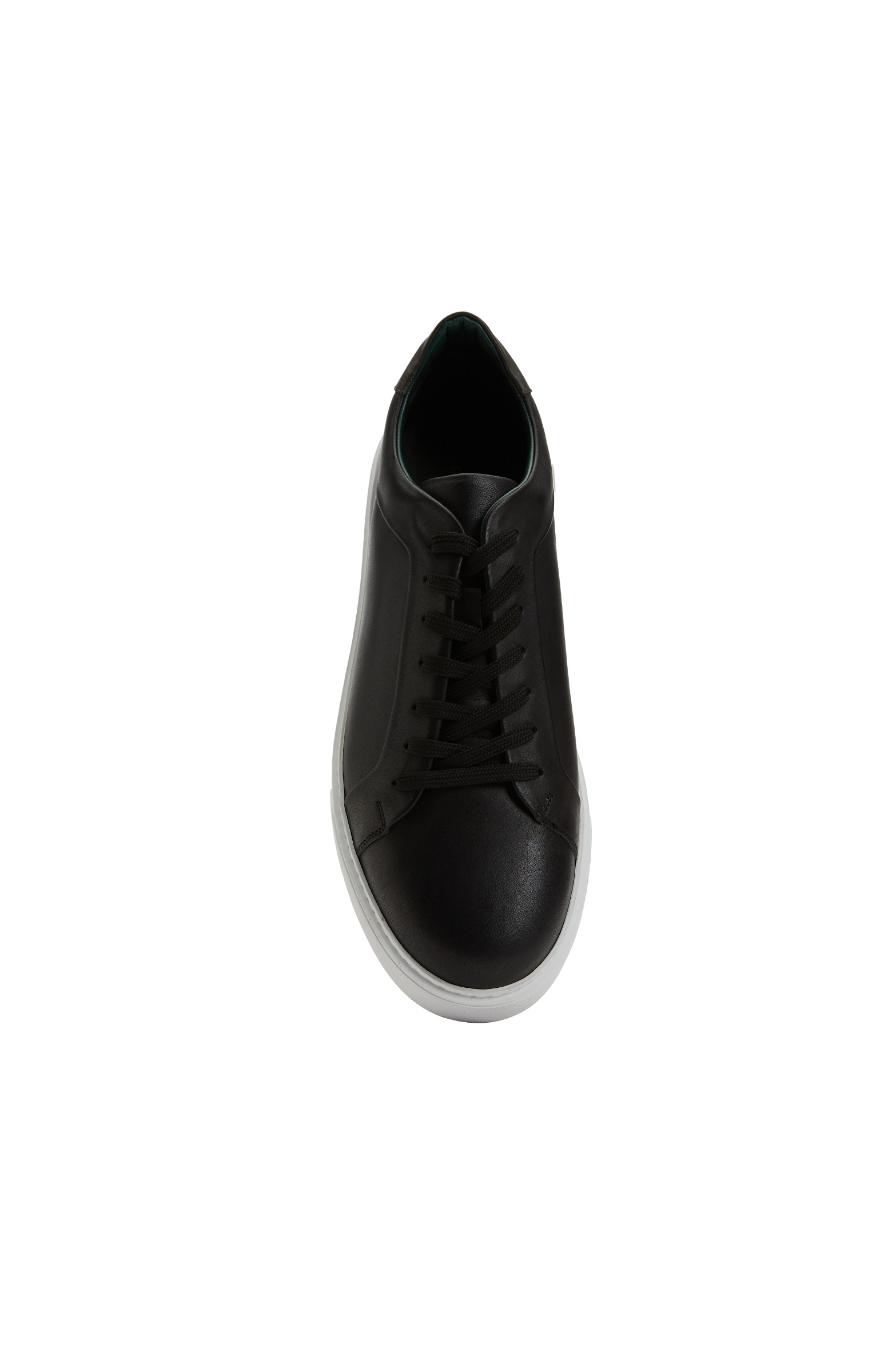 Siyah Kadın Deri Sneaker