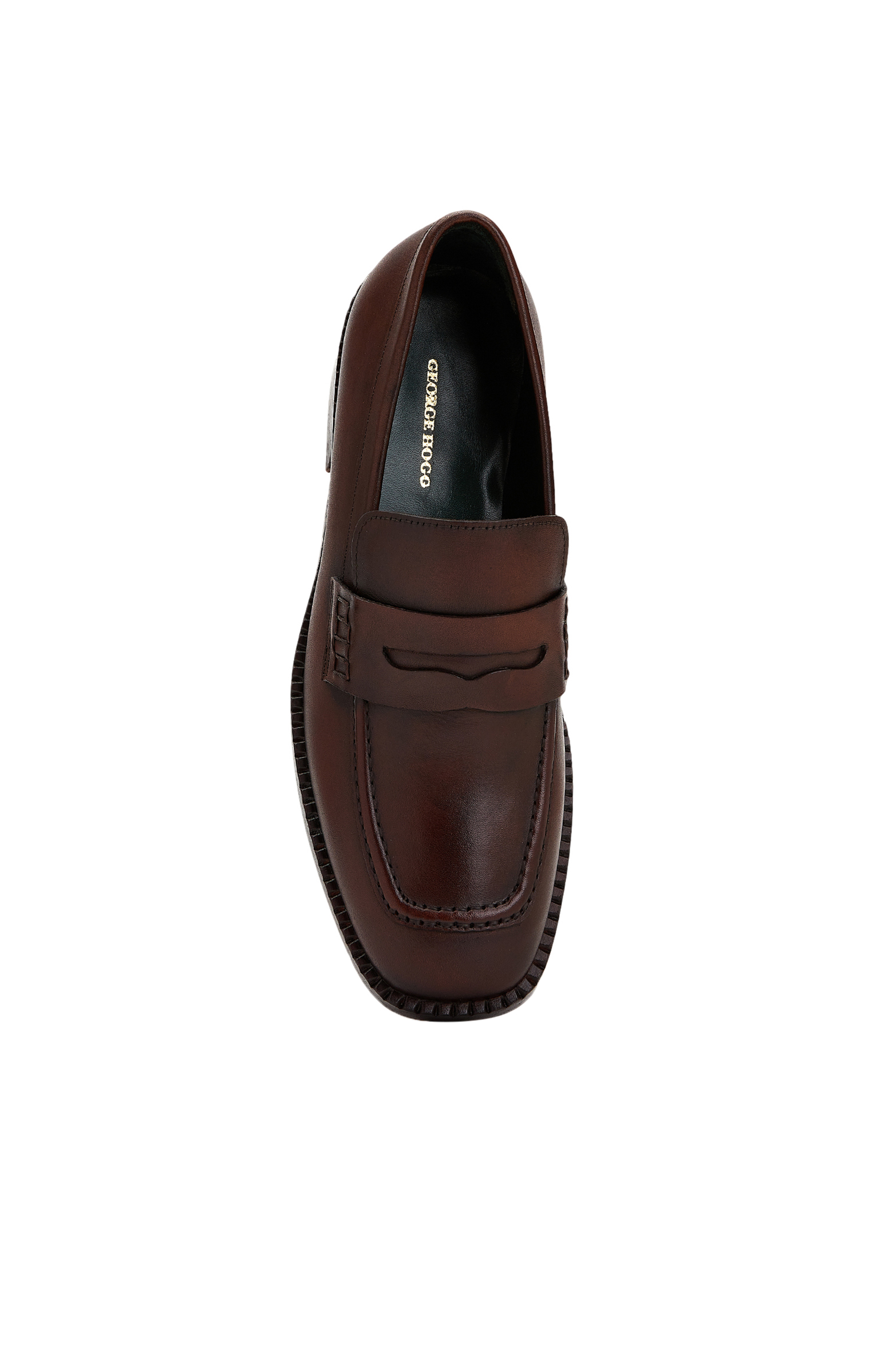 Kahverengi Kadın Deri Loafer