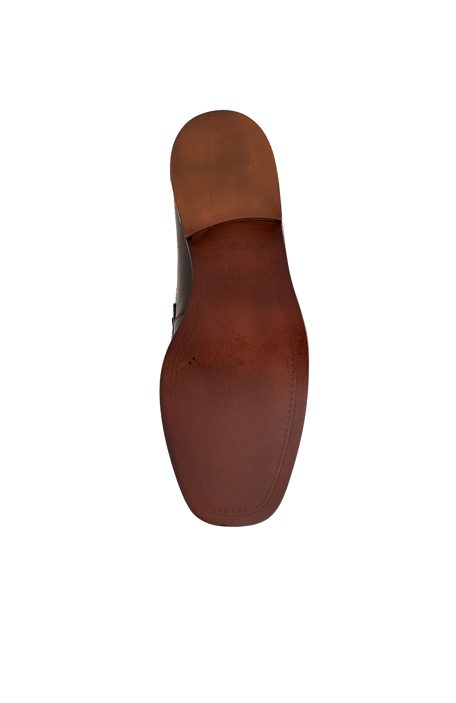 Kahverengi Kadın Deri Loafer