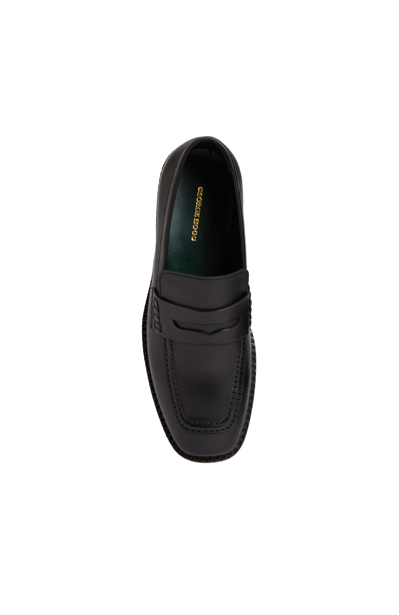 Siyah Kadın Deri Loafer