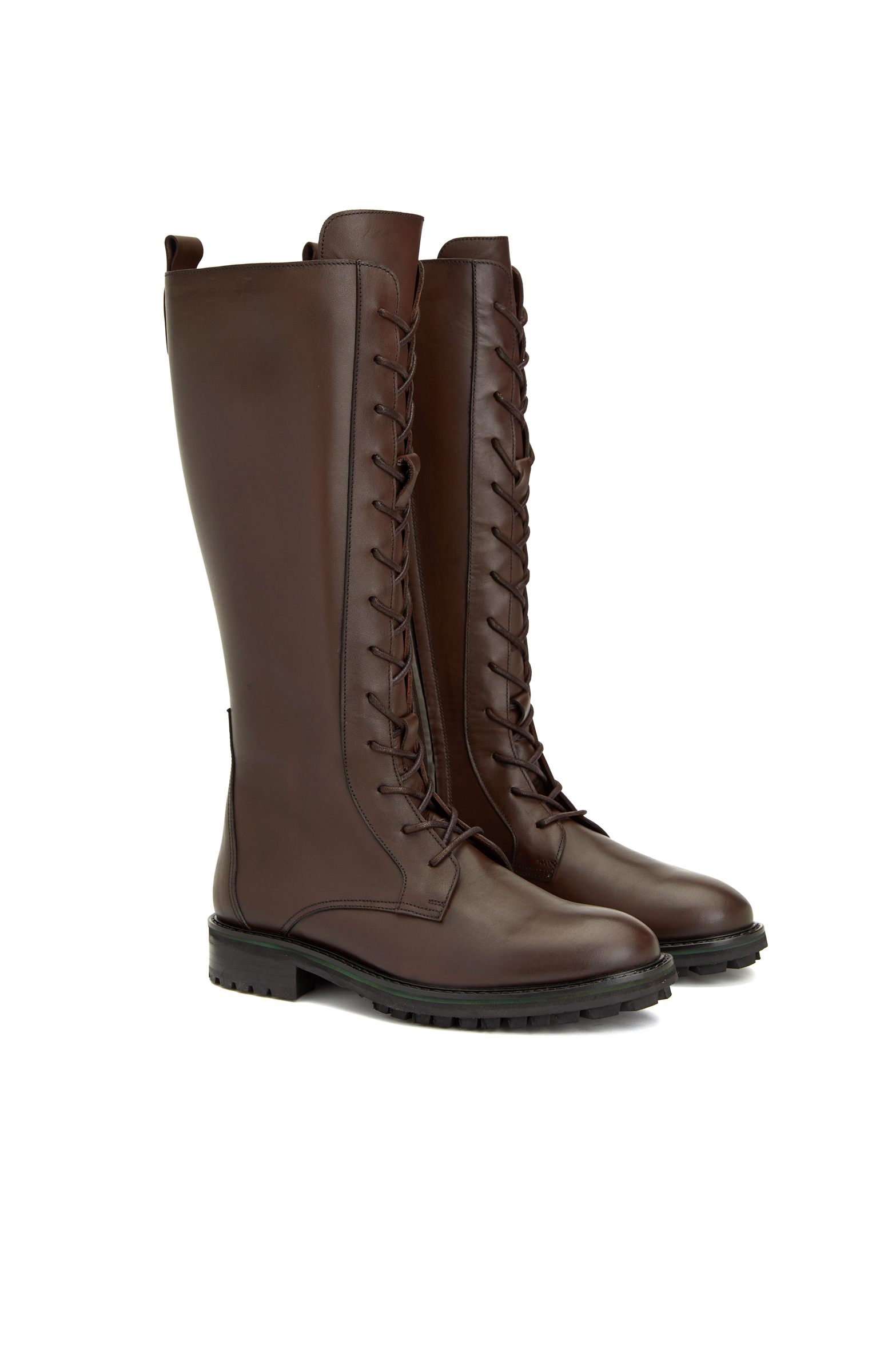 Kahverengi Kadın Deri Çizme