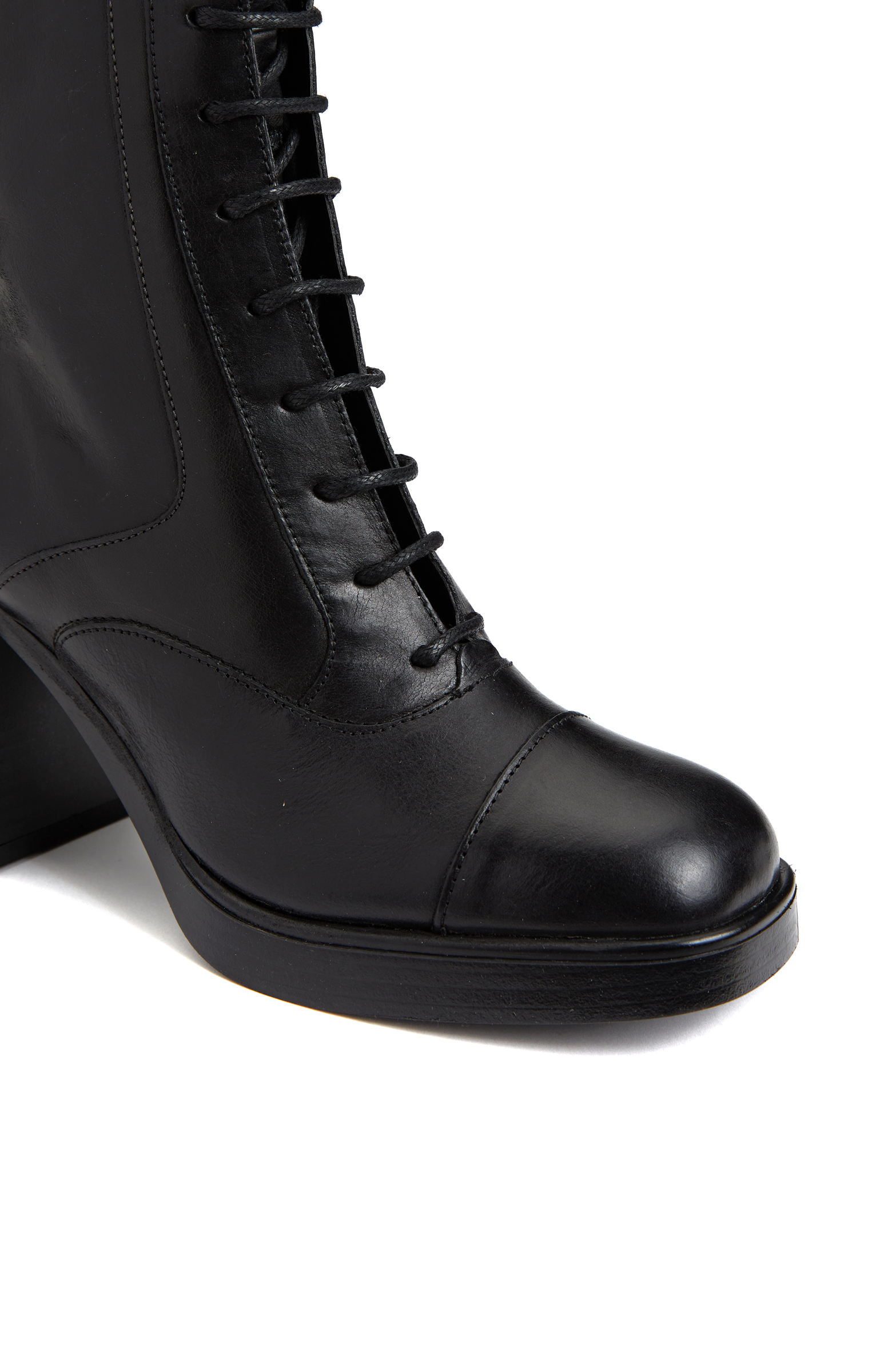 Siyah Kadın Deri Bot