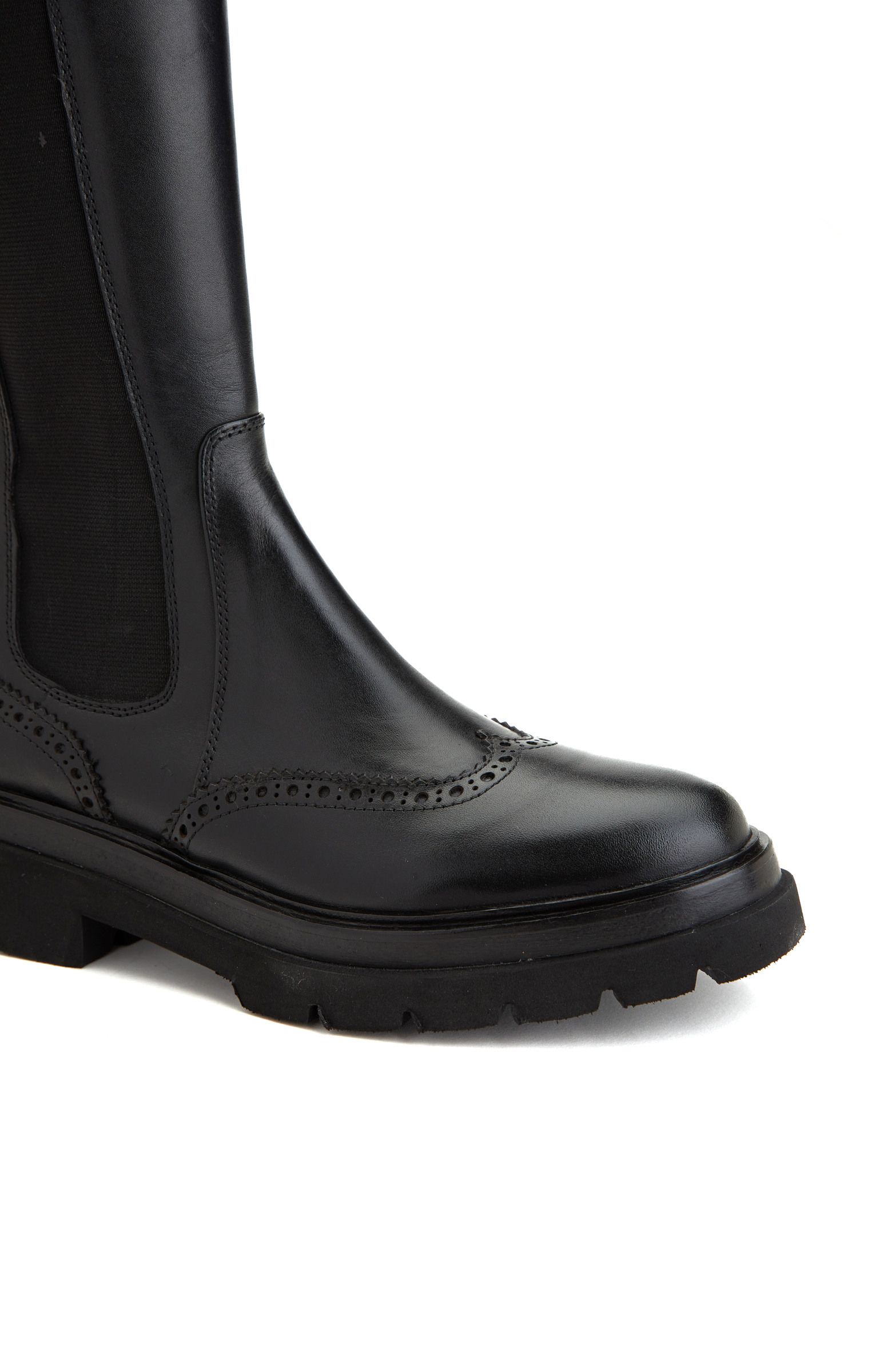 Siyah Kadın Deri Çizme