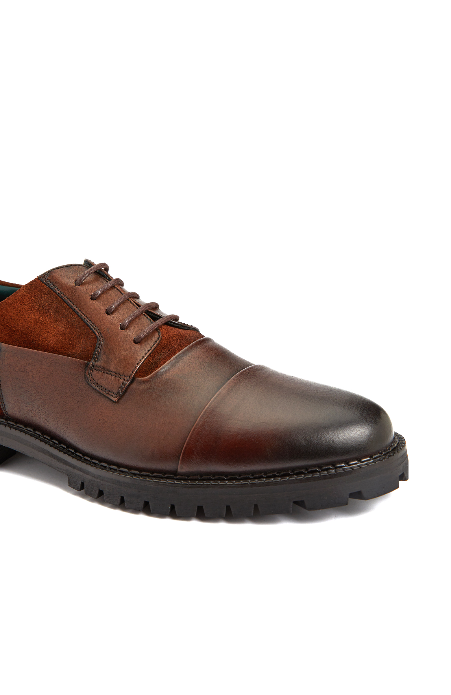 Kahverengi Erkek Deri Ayakkabı