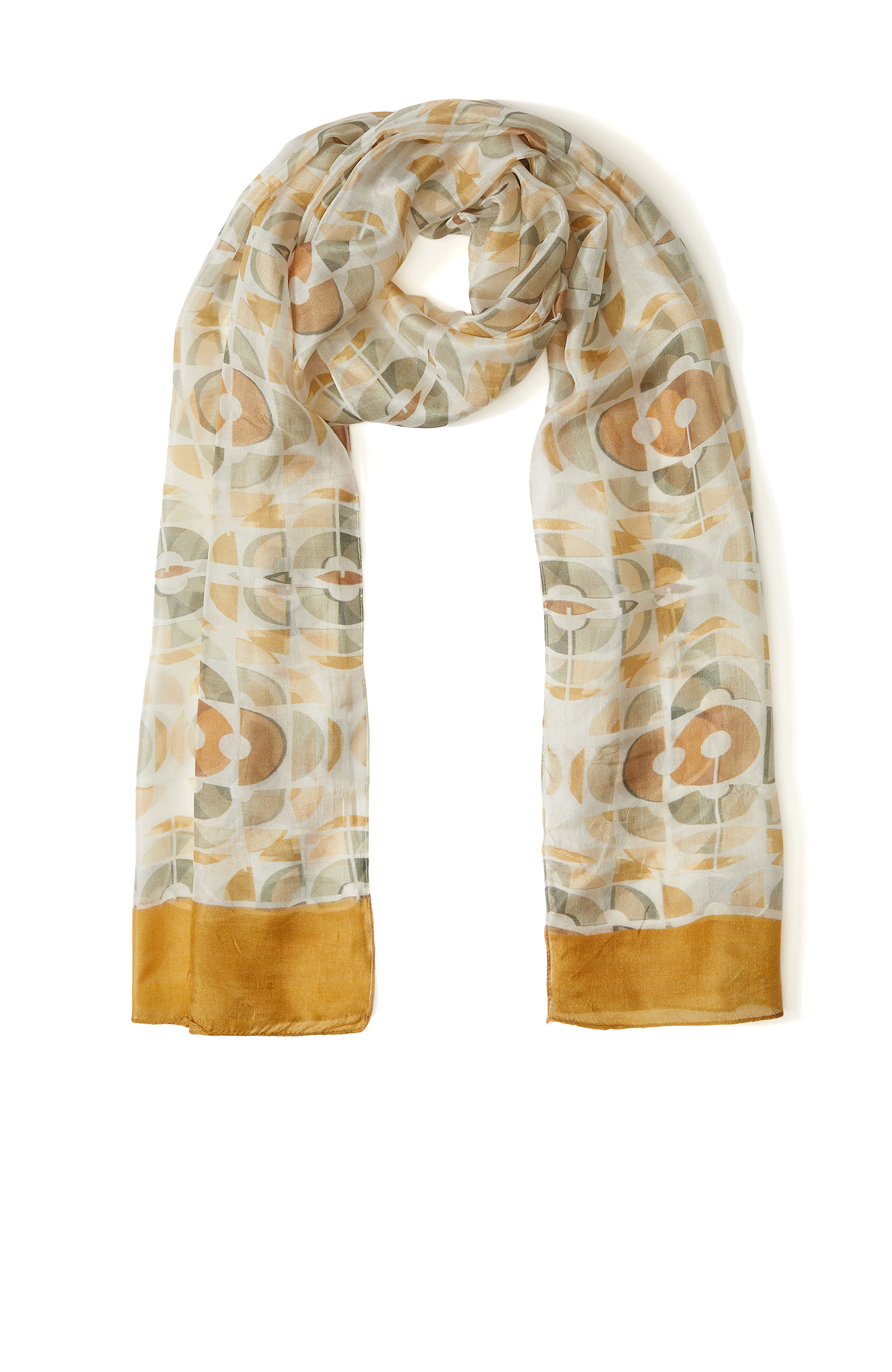 Renkli Kadın İpek Fular