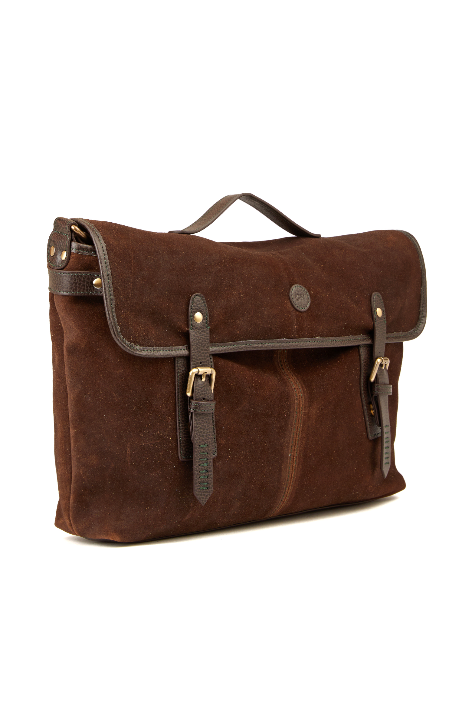 Kahverengi Erkek Süet Laptop Çantası