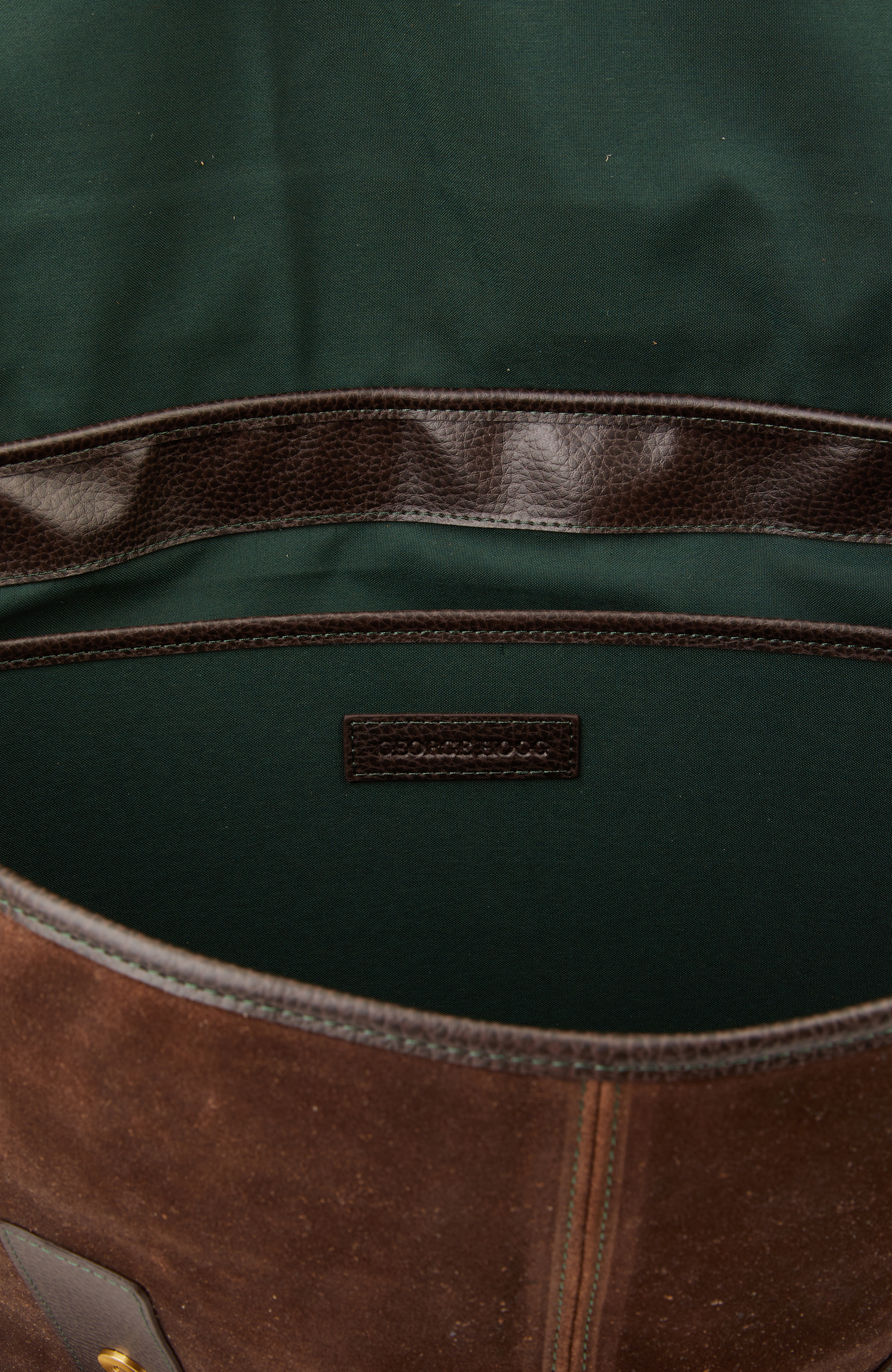 Kahverengi Erkek Süet Laptop Çantası