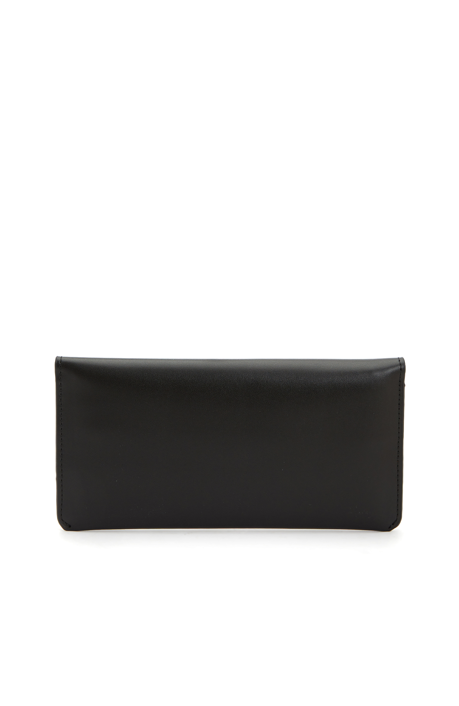 Siyah Logolu Kadın Cüzdanü