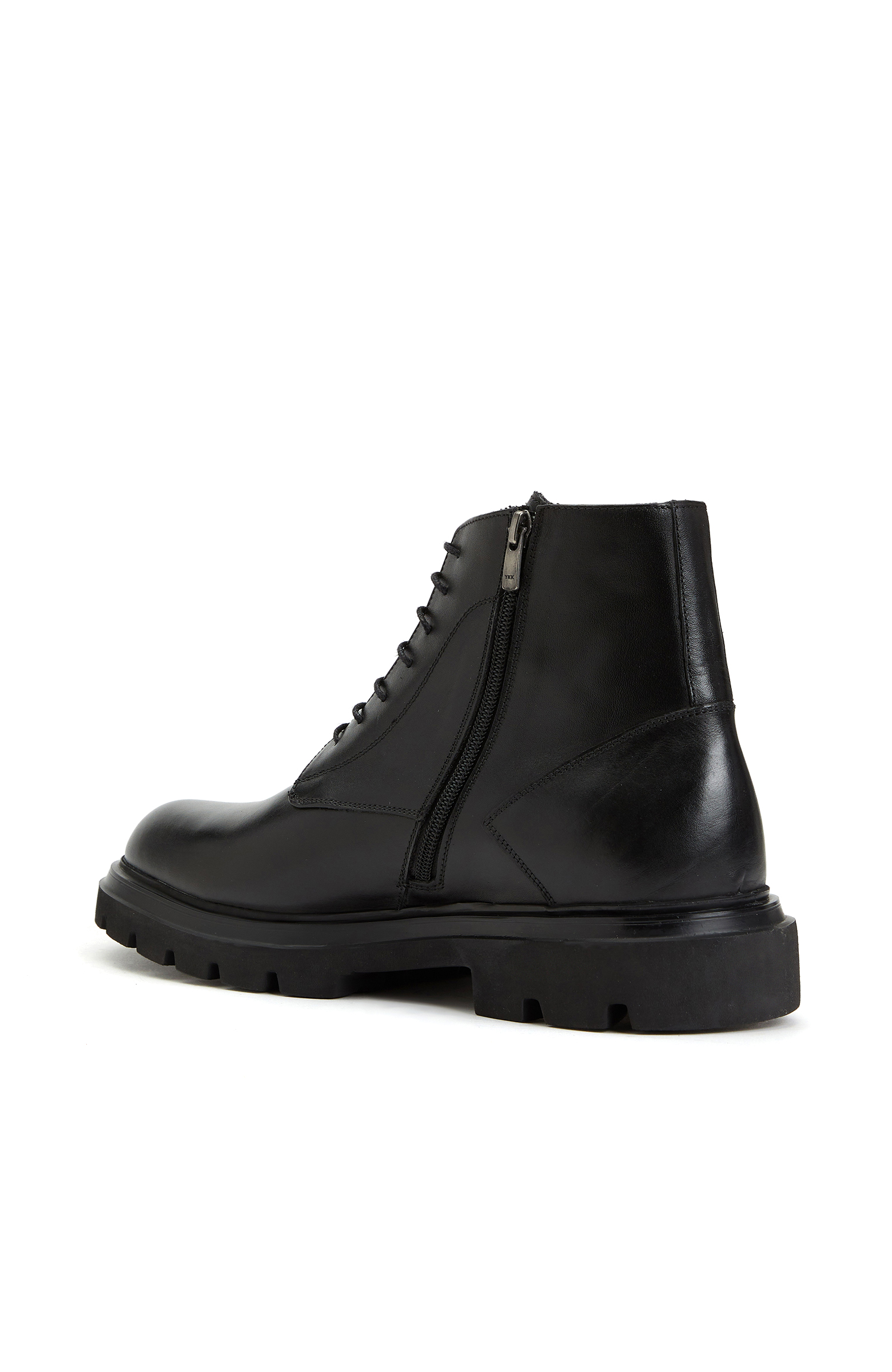 Siyah Erkek Deri Bot