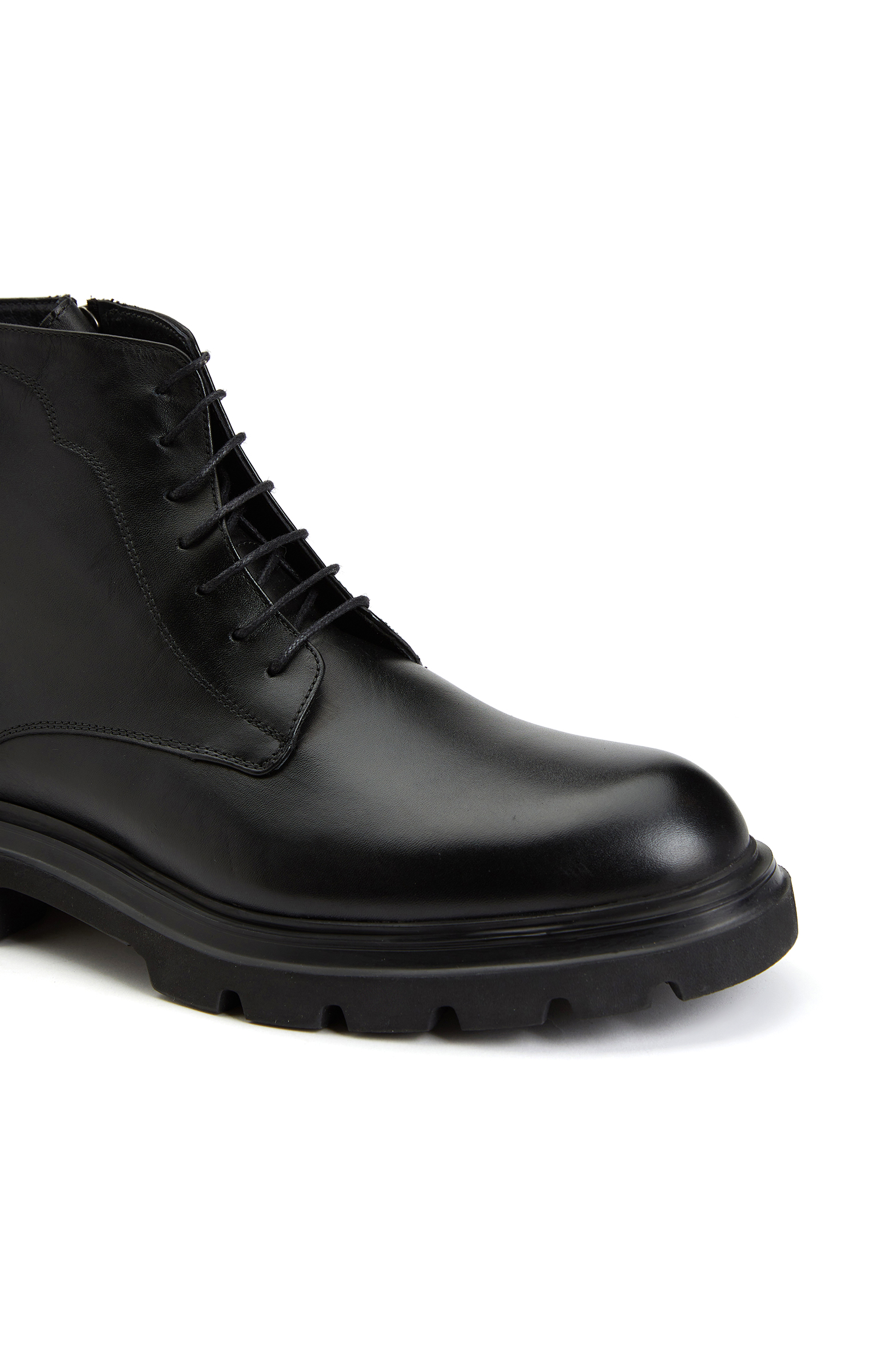 Siyah Erkek Deri Bot