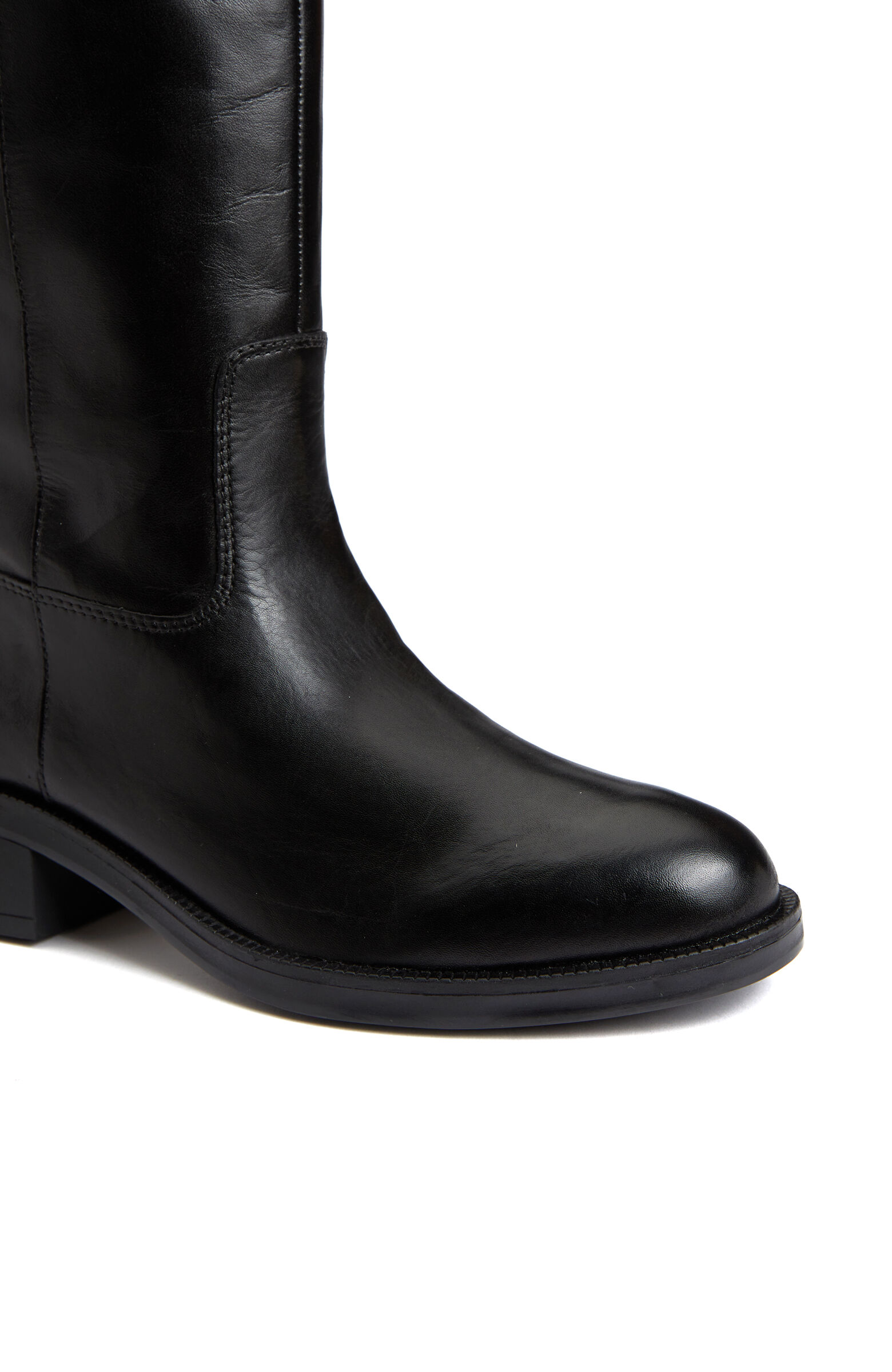 Siyah Kadın Deri Çizme