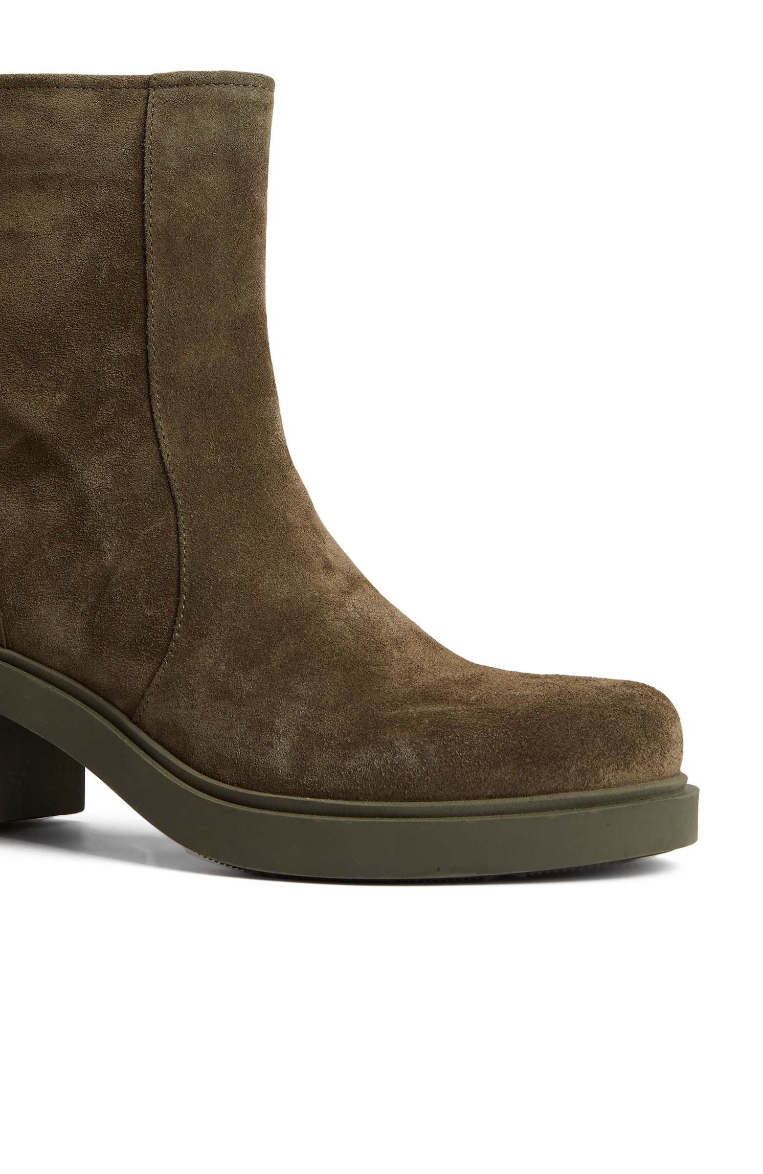 Haki Kadın Deri Bot