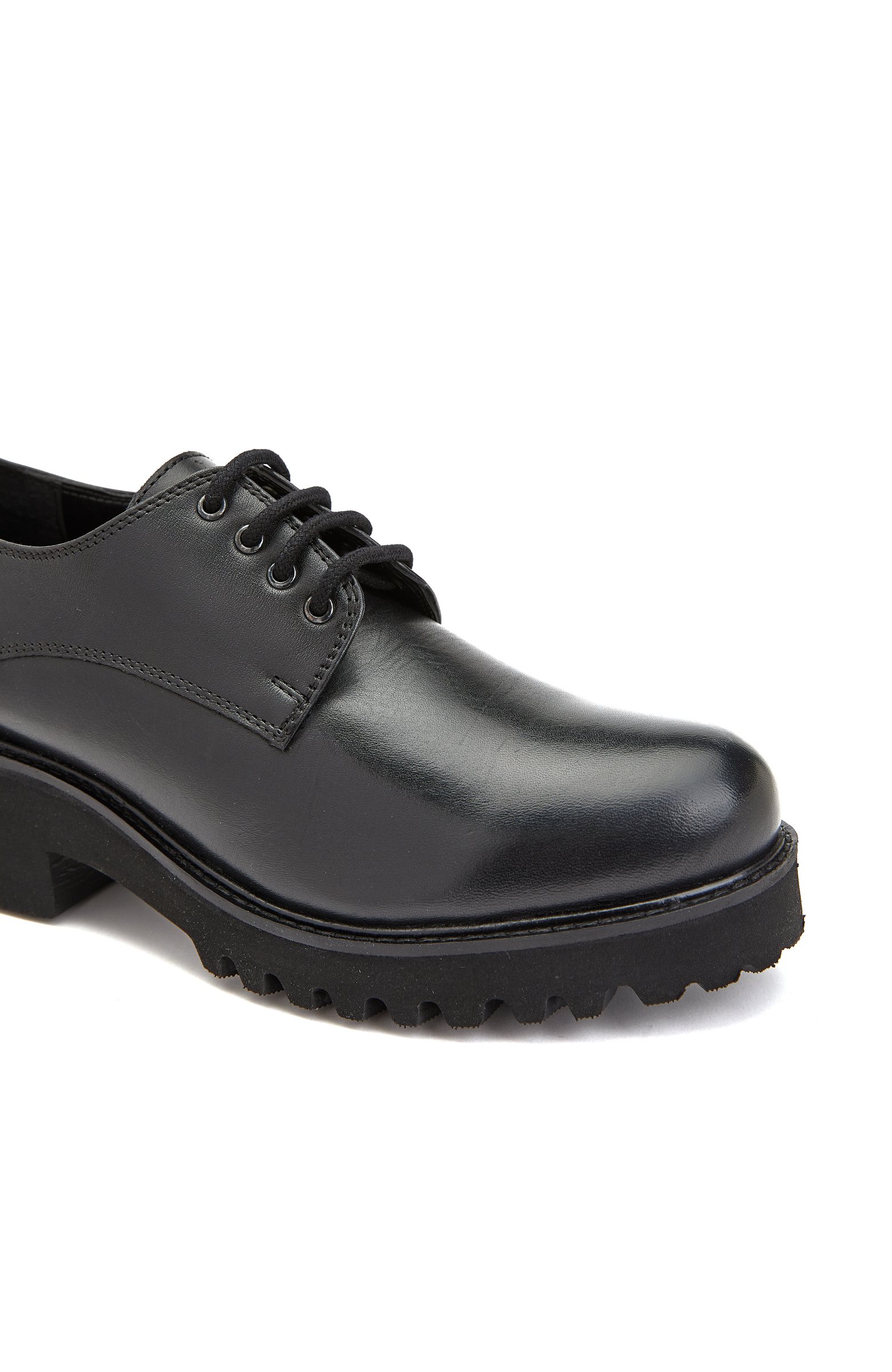 Siyah Kadın Deri Ayakkabı