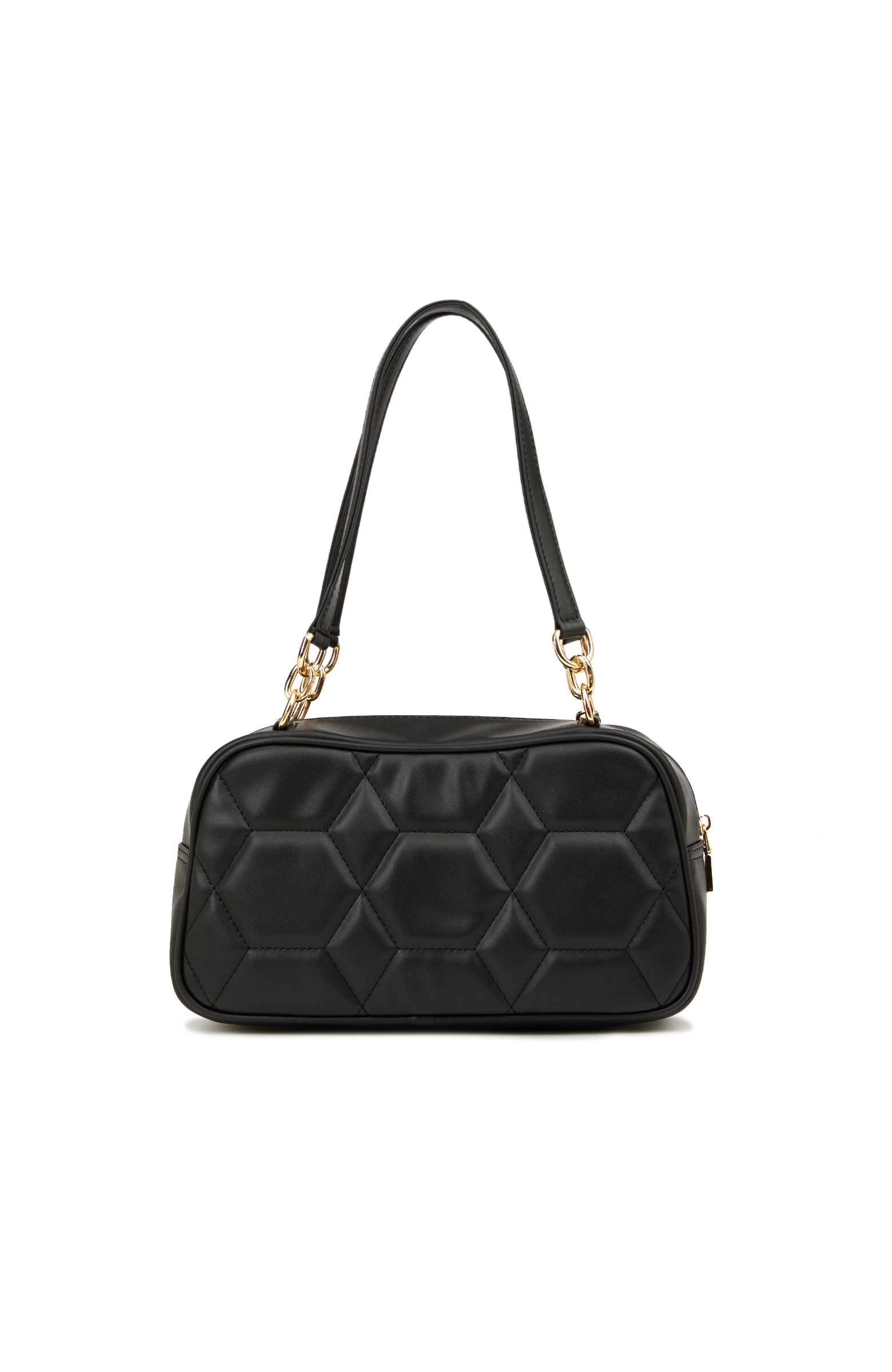 Siyah Kapitoneli Kadın Omuz Çantası