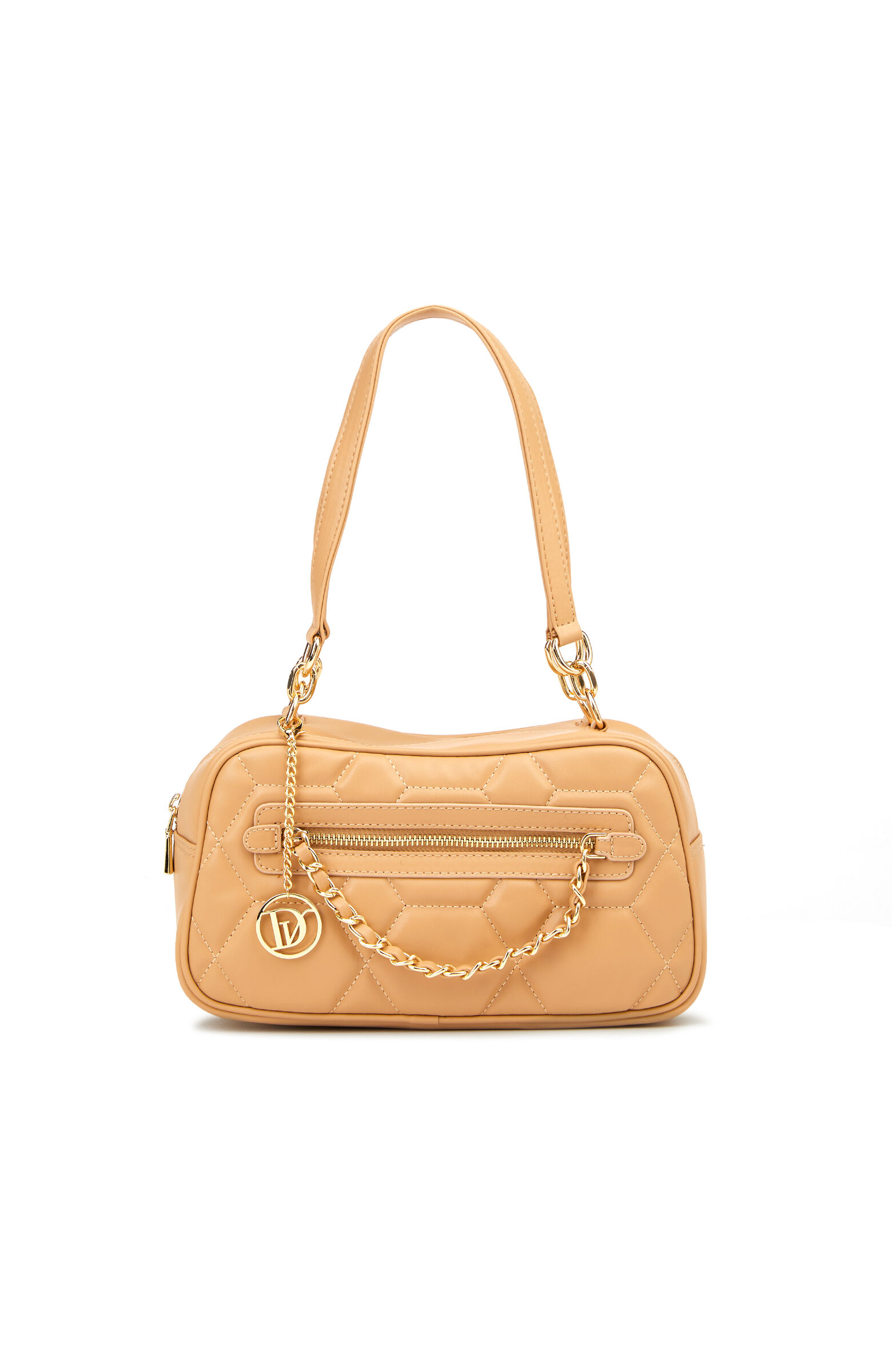 Nude Kapitoneli Kadın Omuz Çantası