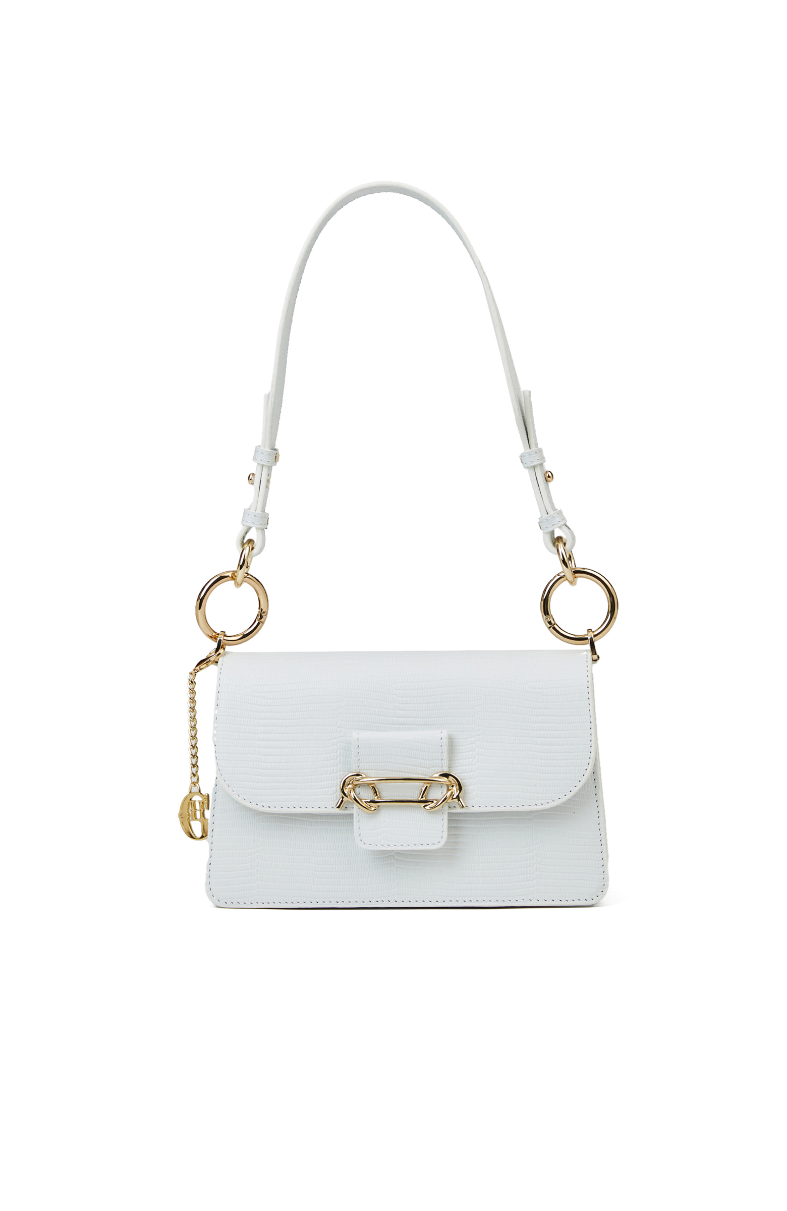 Beyaz Kadın Deri Çanta