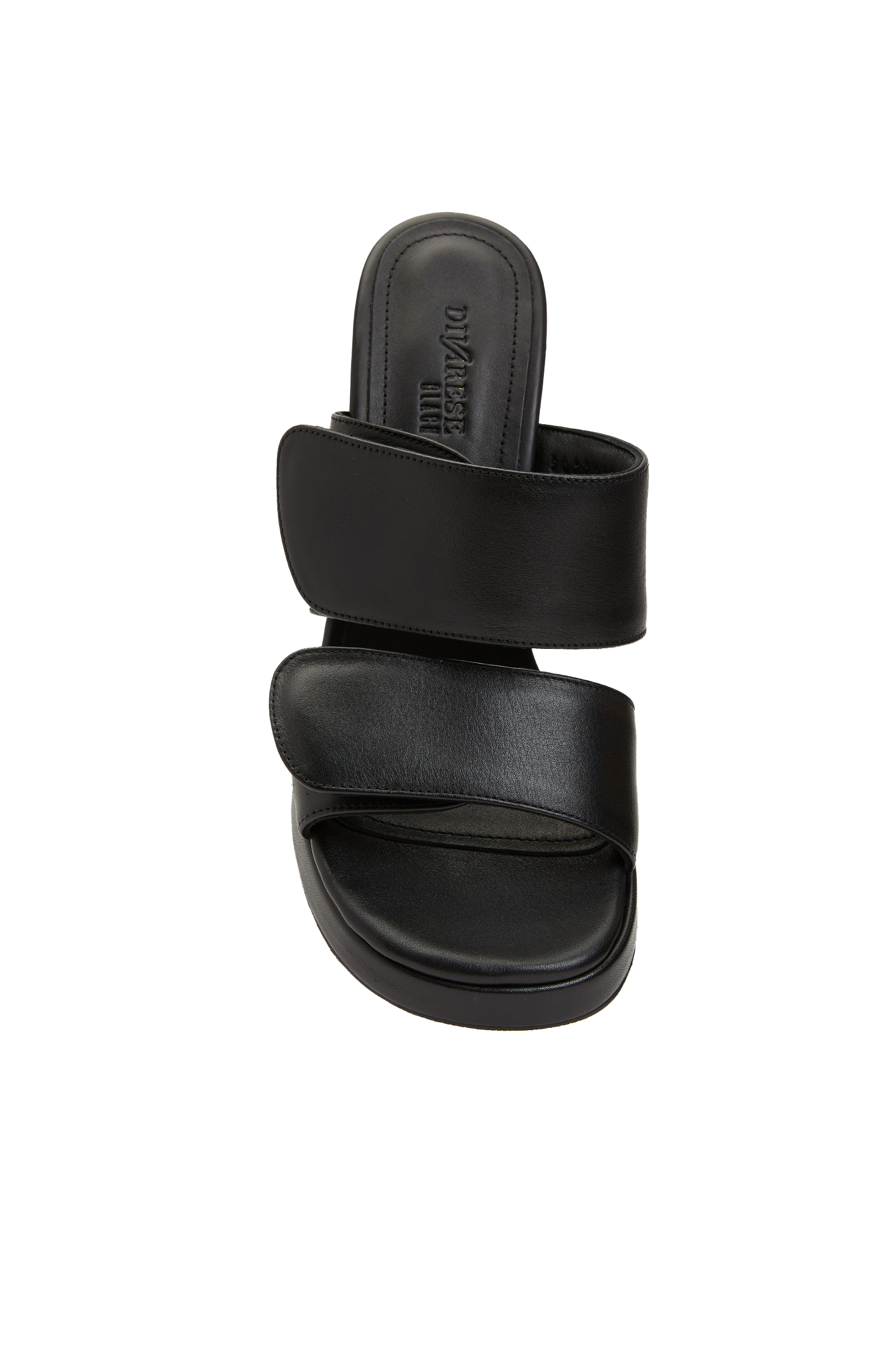 Siyah Kadın Deri Terlik