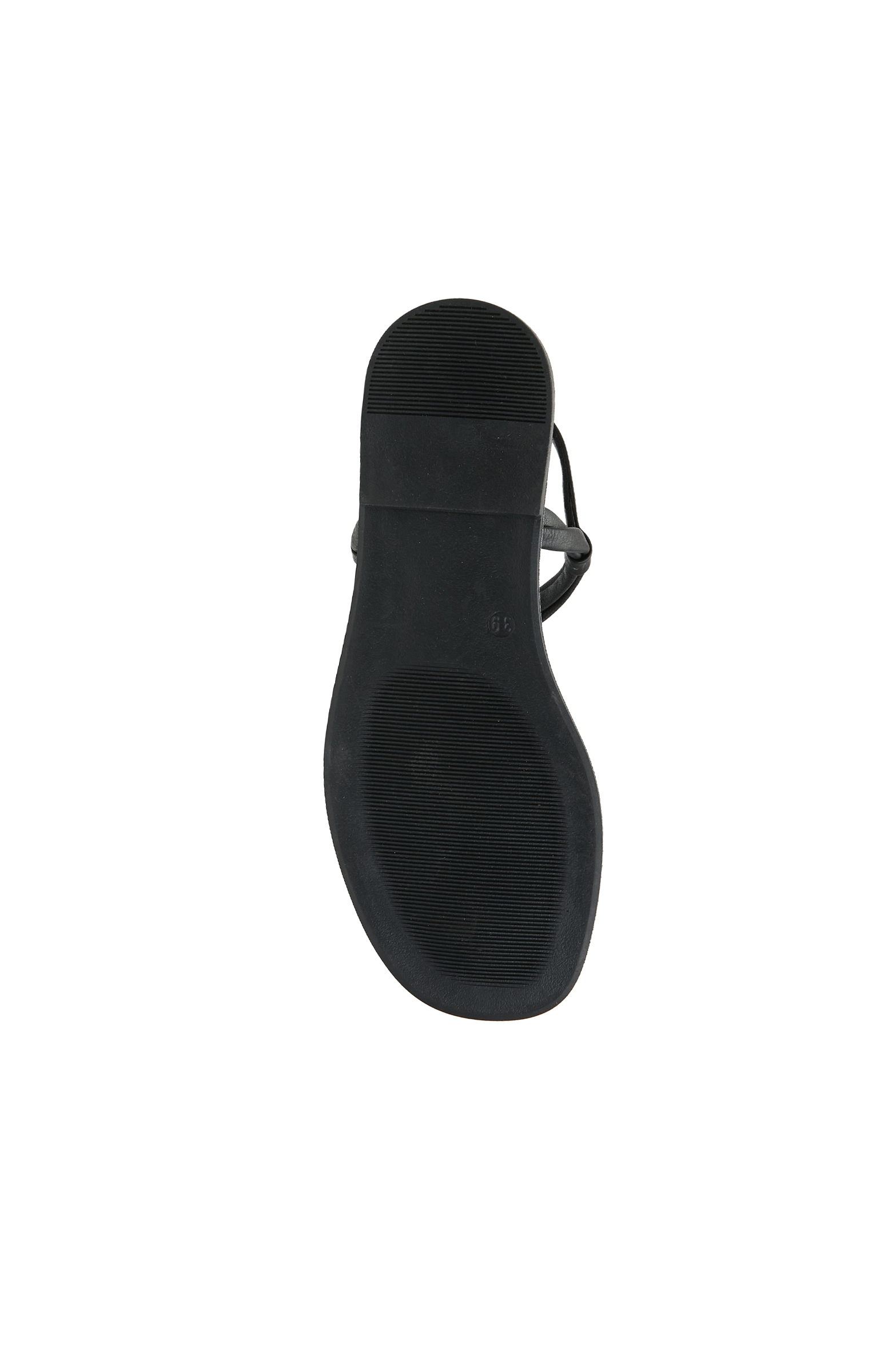 Siyah Kadın Deri Sandalet