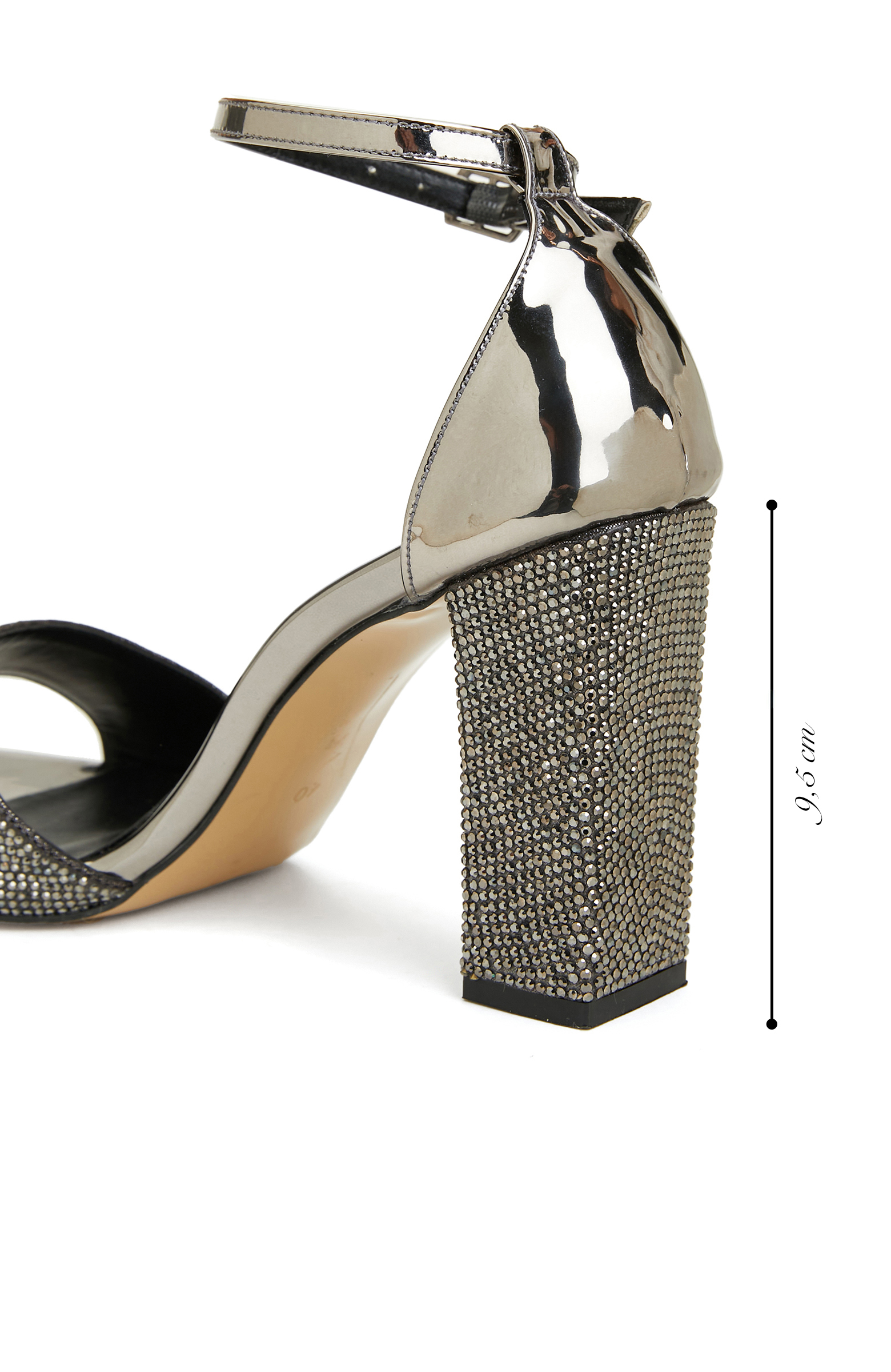 Platin Kadın Sandalet