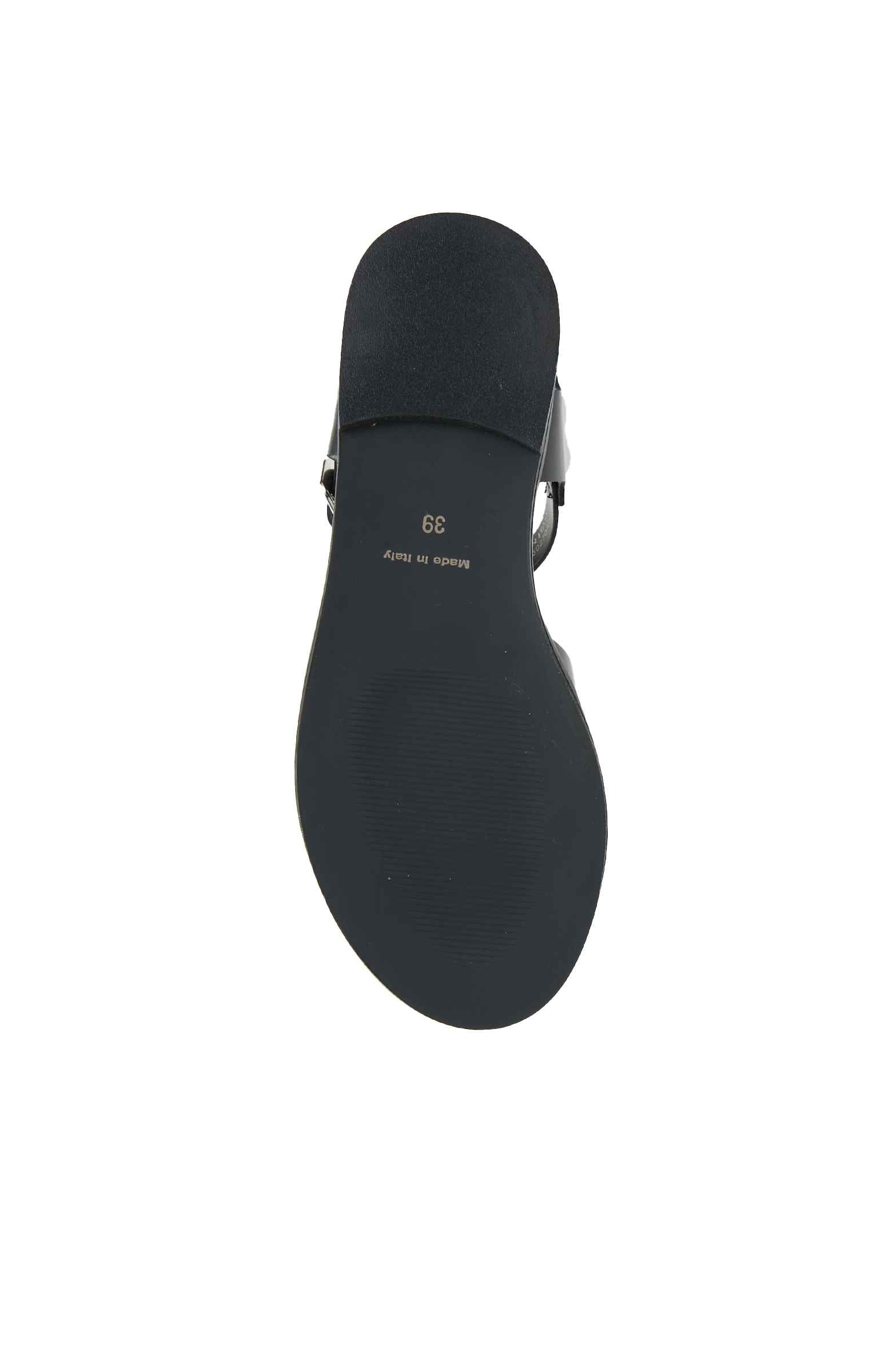 Siyah Kadın Deri Sandalet