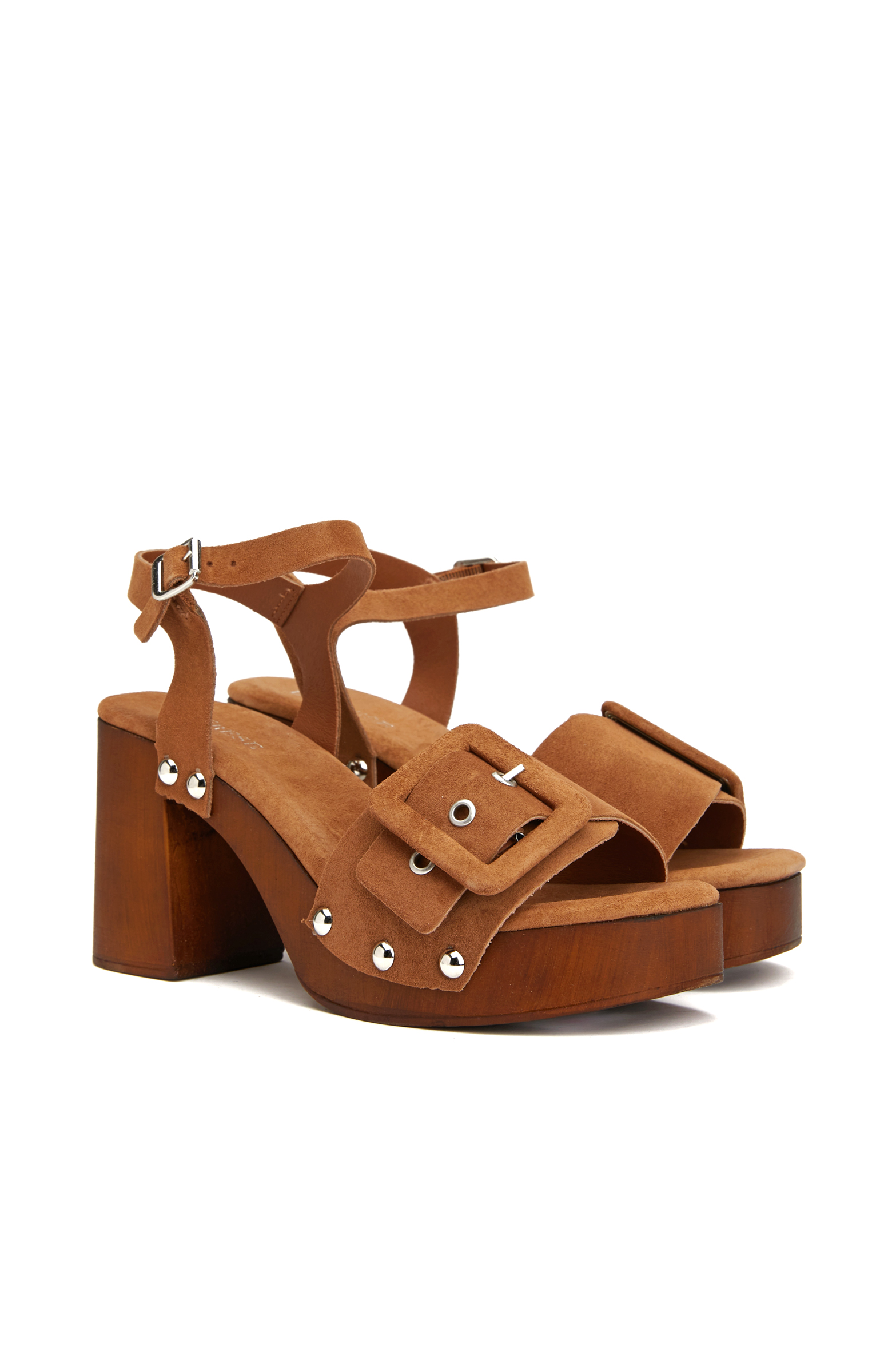 Vizon Kadın Süet Sandalet