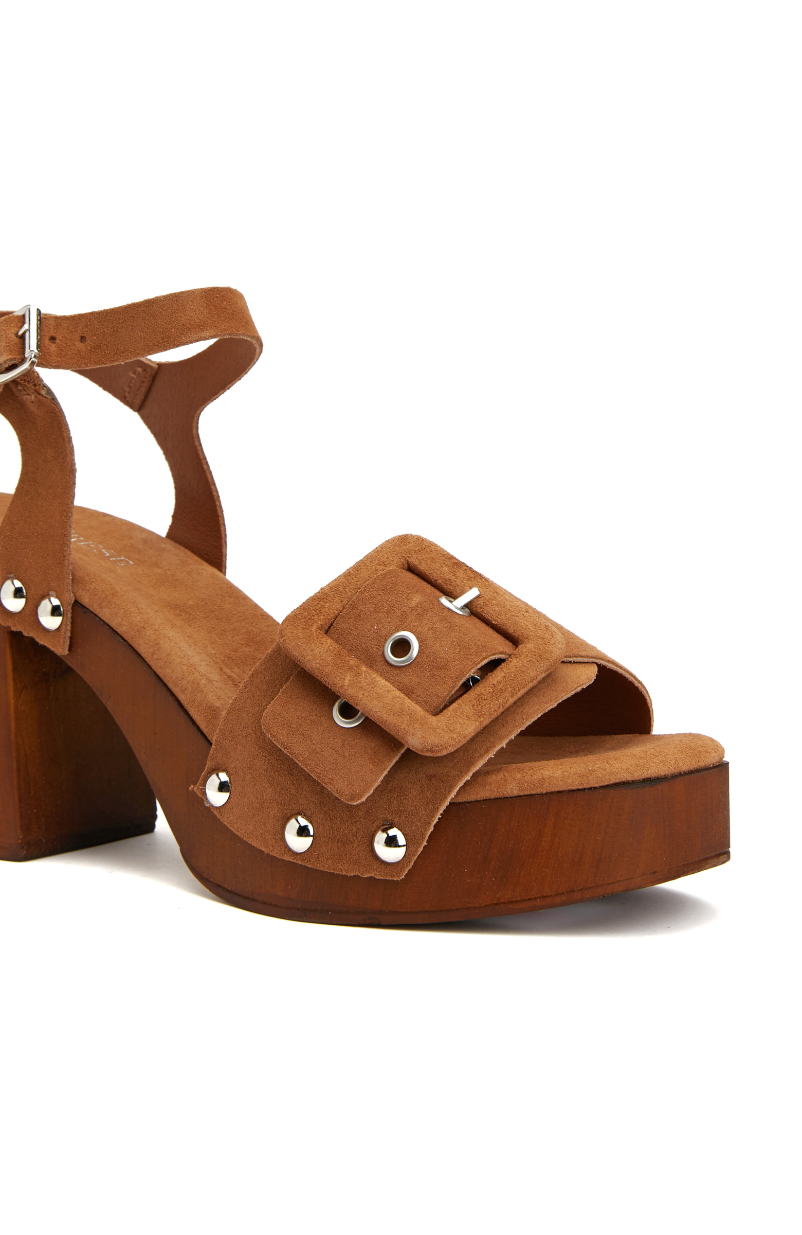 Taba Kadın Süet Sandalet